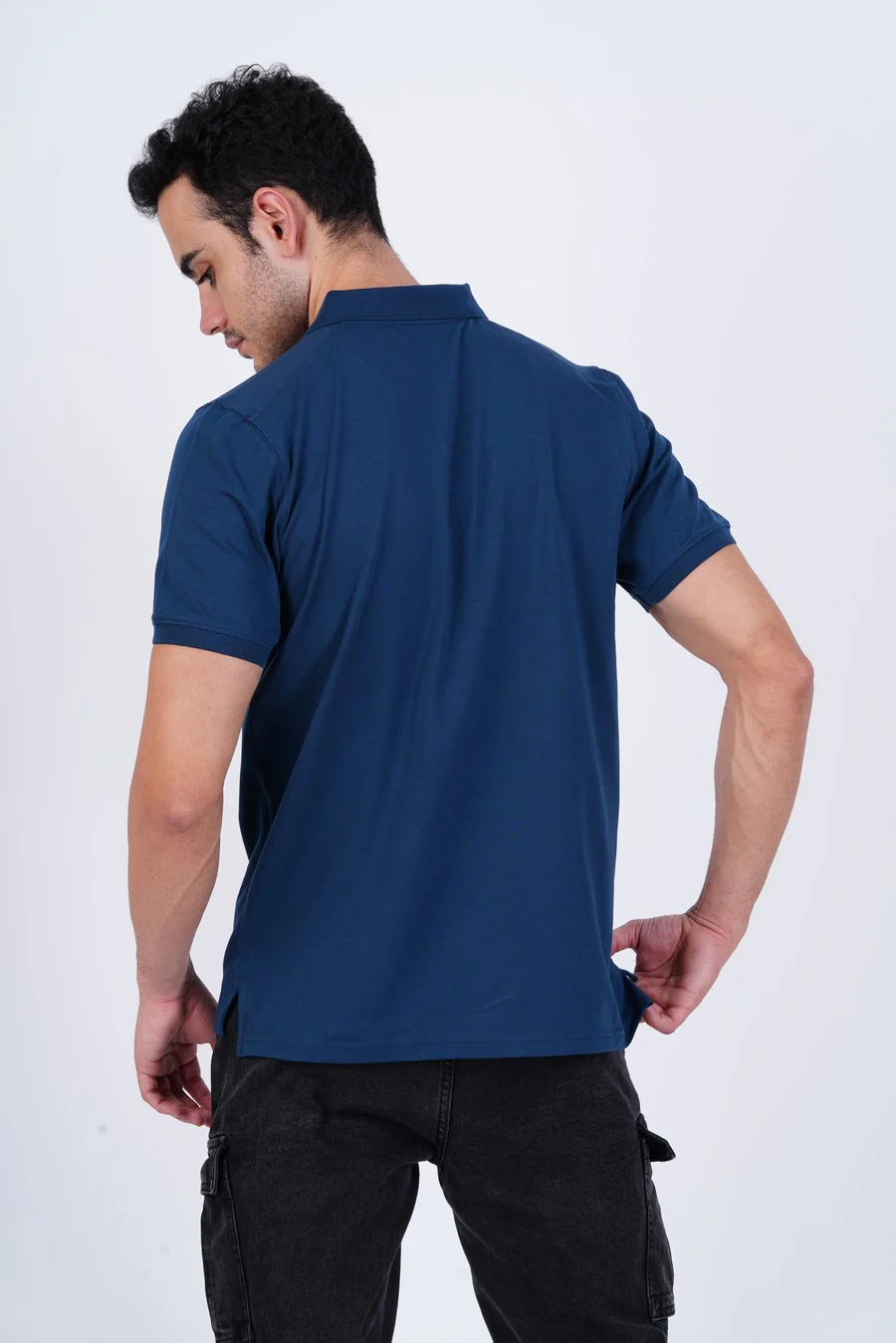 Bamboo Cotton Jersey Polo For Men - Image 12