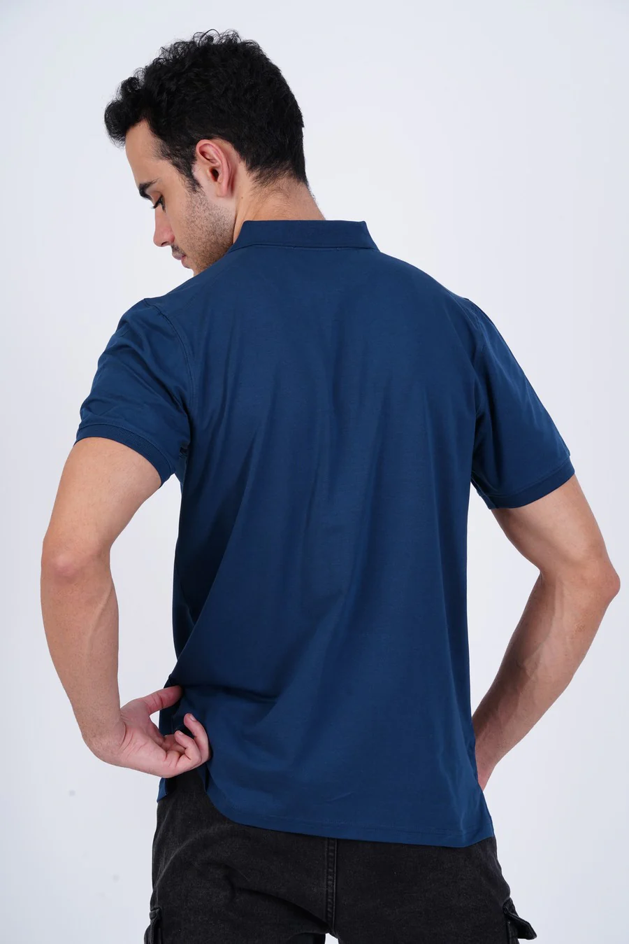Bamboo Cotton Jersey Polo For Men - Image 13