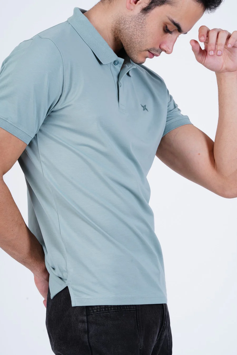 Bamboo Cotton Jersey Polo For Men - Image 14