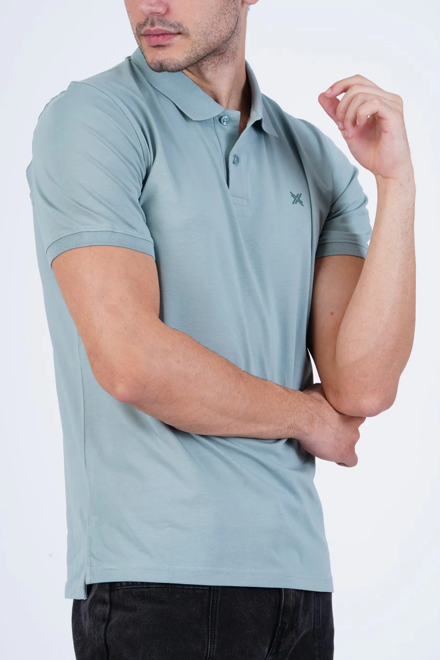 Bamboo Cotton Jersey Polo For Men - Image 15