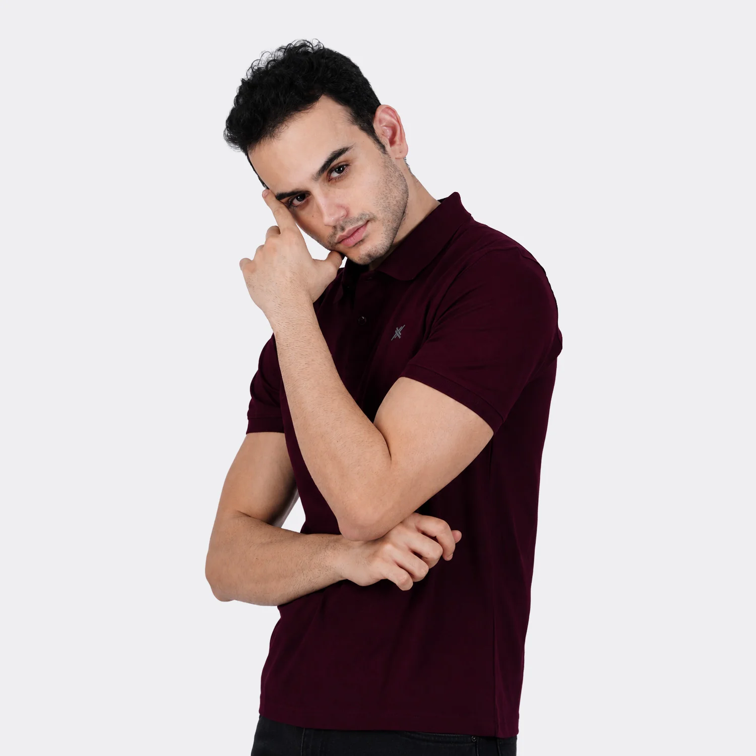 Bamboo Cotton Jersey Polo For Men - Image 32