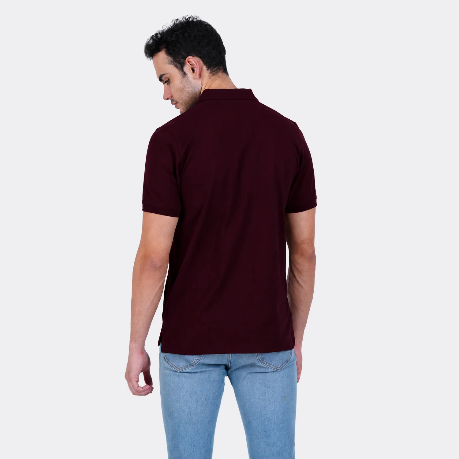 Bamboo Cotton Jersey Polo For Men - Image 34