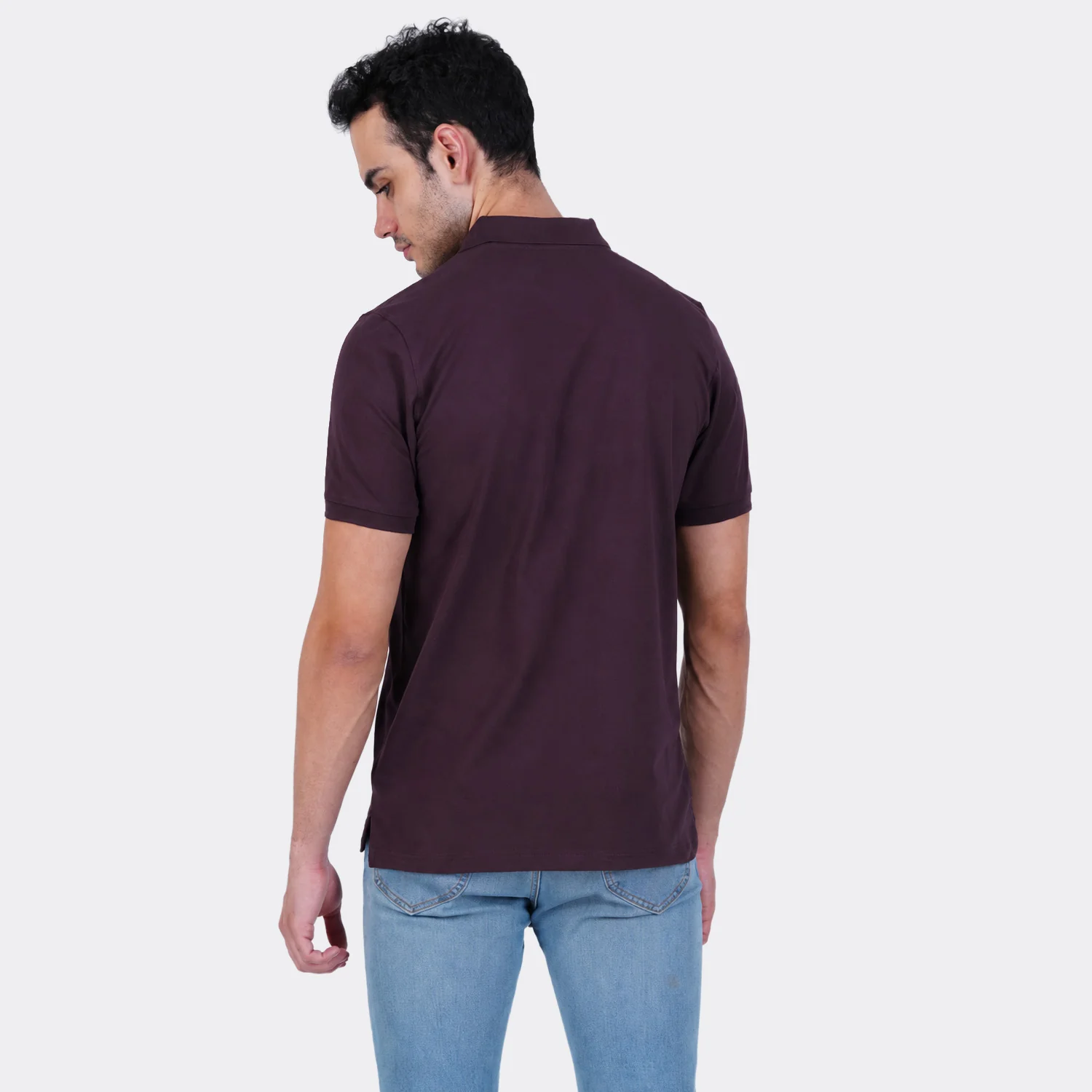 Bamboo Cotton Jersey Polo For Men - Image 38