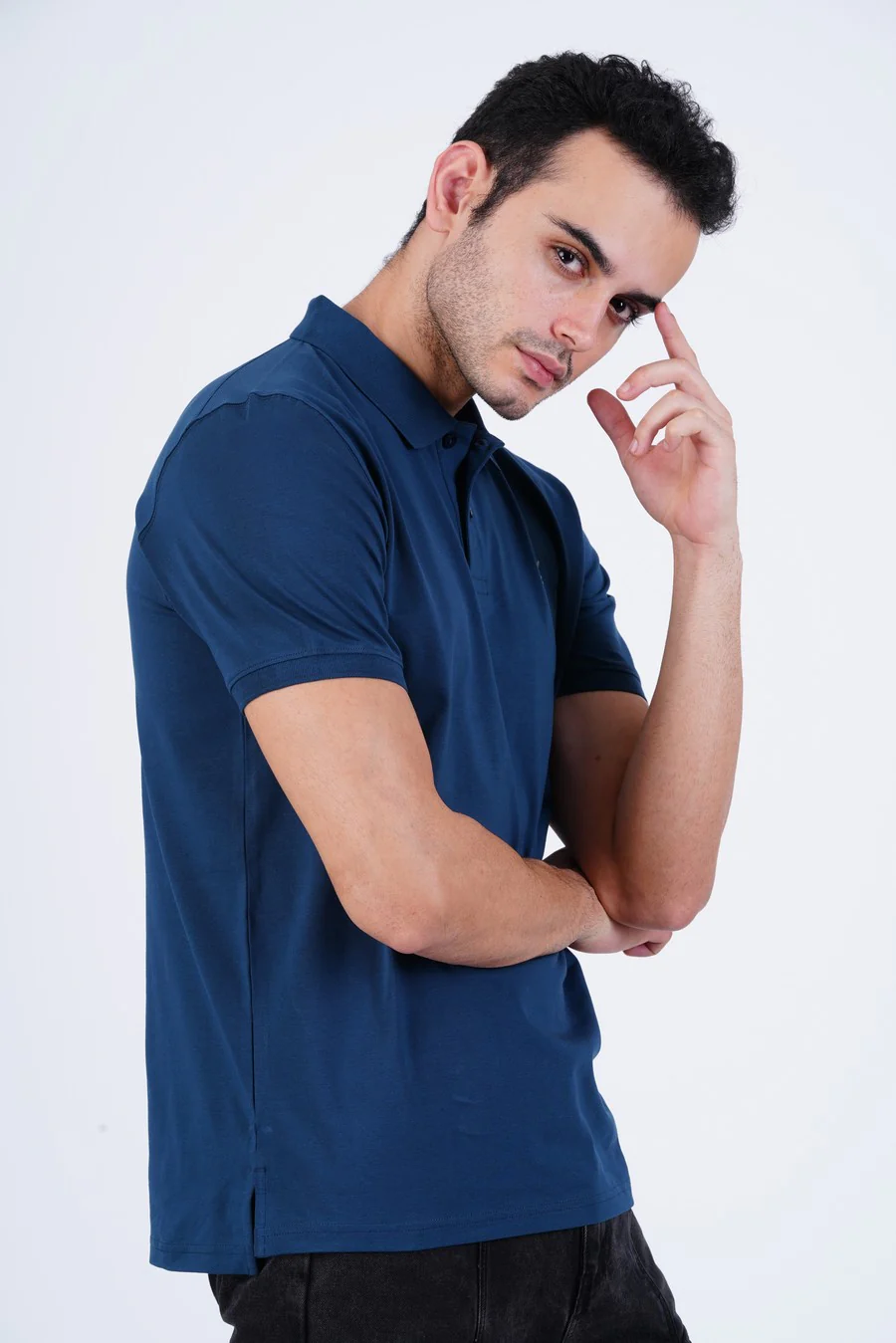 Bamboo Cotton Jersey Polo For Men - Image 8