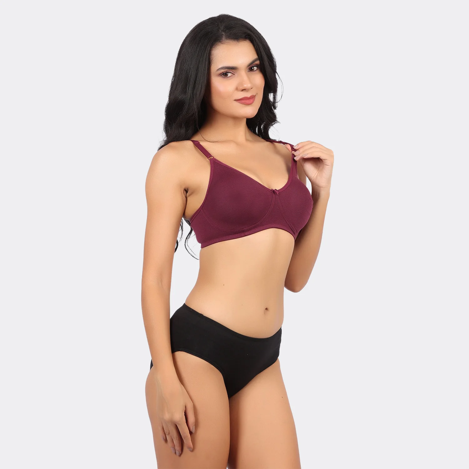 Bamboo Cotton Moulded Bra for Women – Non-Padded Wire-Free Full Coverage Everyday Comfort - Image 27