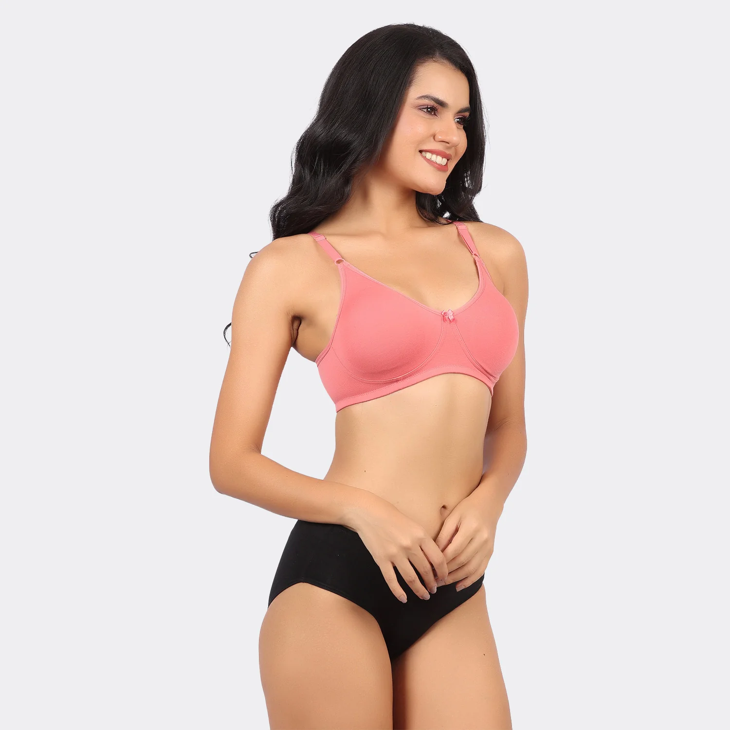 Bamboo Cotton Moulded Bra for Women – Non-Padded Wire-Free Full Coverage Everyday Comfort - Image 39