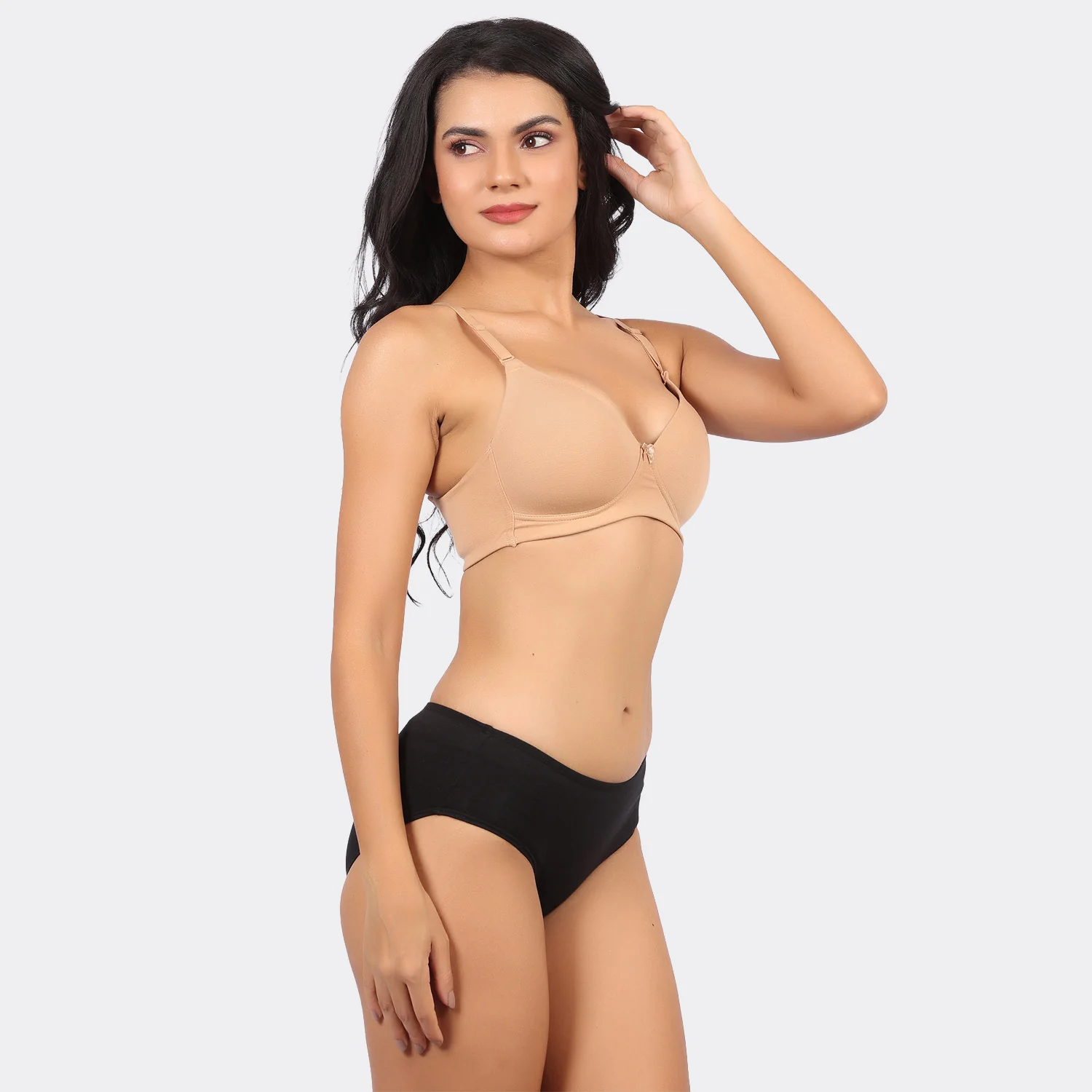 Bamboo Cotton Padded Wirefree Bra – Breathable Full Coverage Comfort - Image 10
