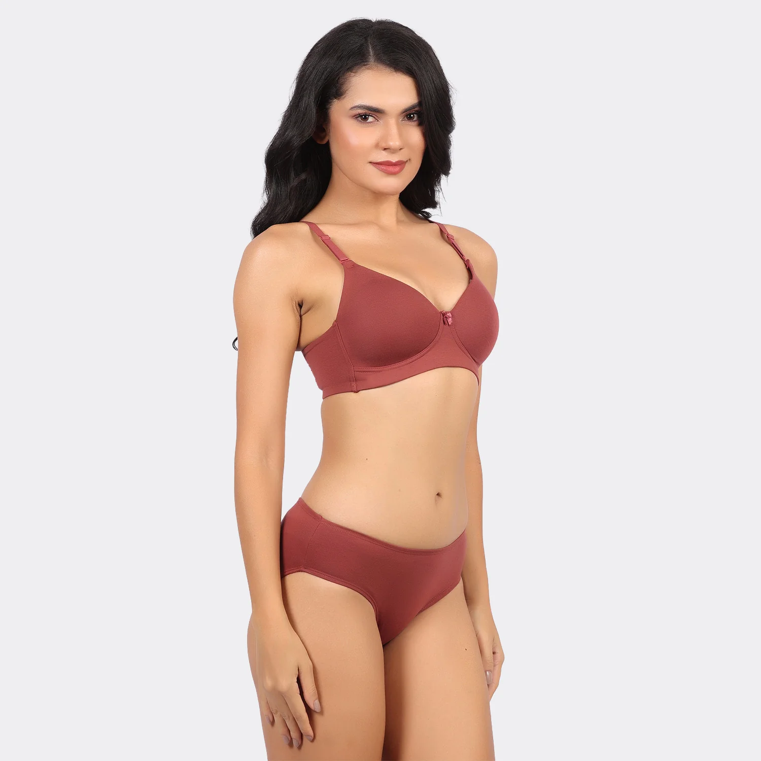Bamboo Cotton Padded Wirefree Bra – Breathable Full Coverage Comfort - Image 15