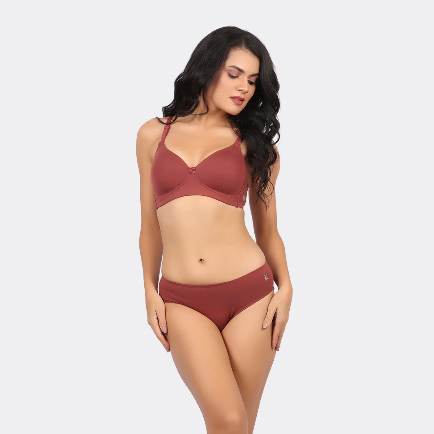 Bamboo Cotton Padded Wirefree Bra – Breathable Full Coverage Comfort - Image 16