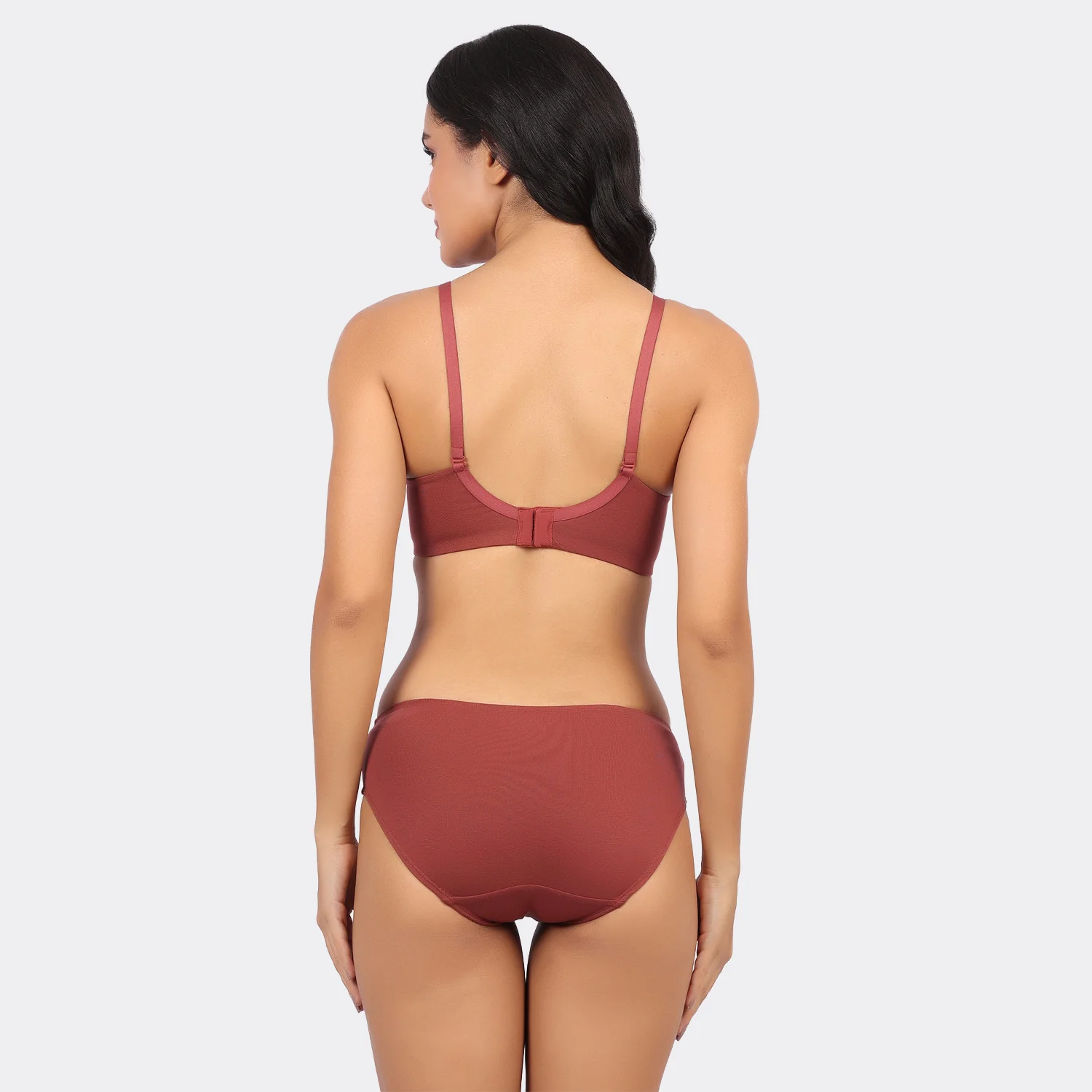 Bamboo Cotton Padded Wirefree Bra – Breathable Full Coverage Comfort - Image 18
