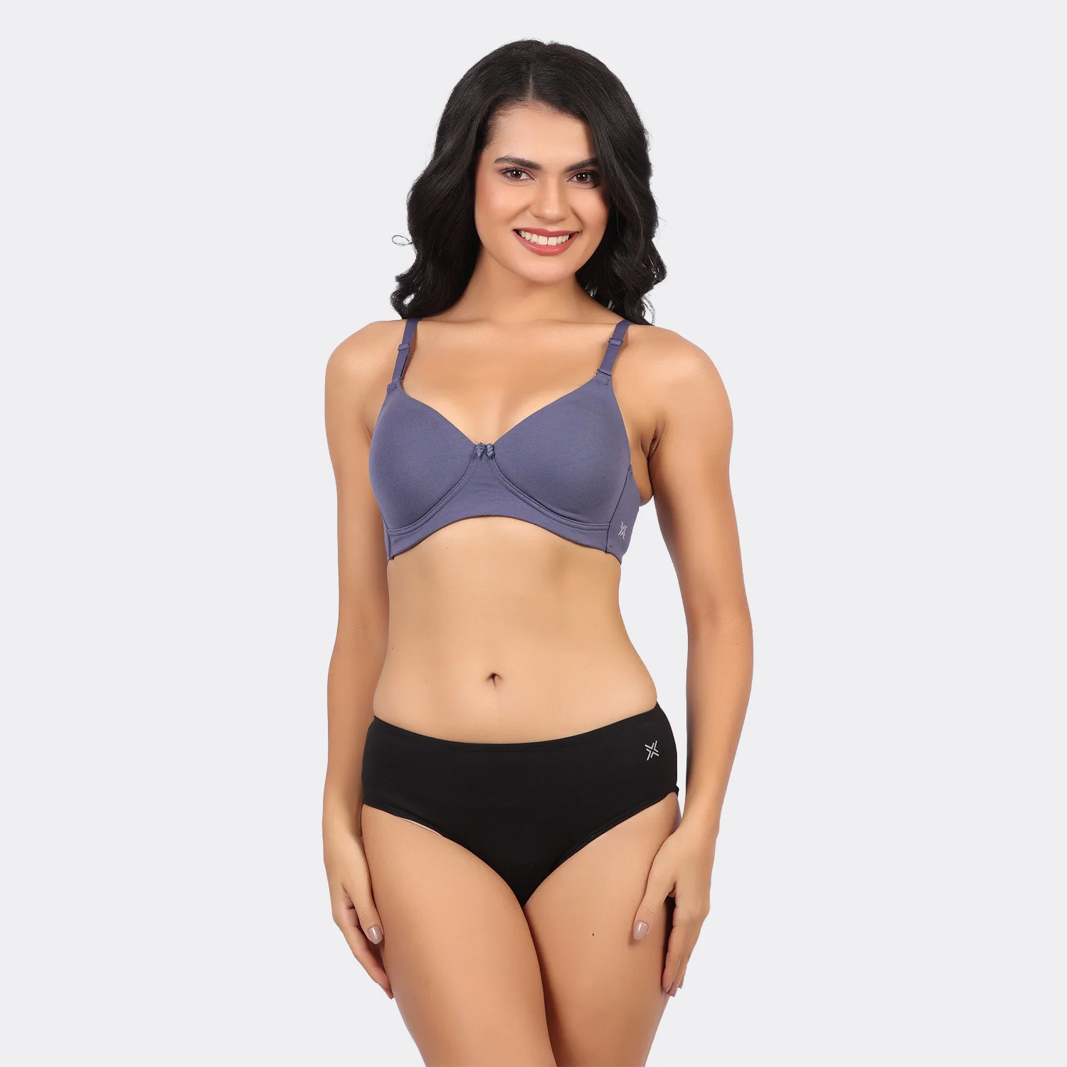 Bamboo Cotton Padded Wirefree Bra – Breathable Full Coverage Comfort - Image 21