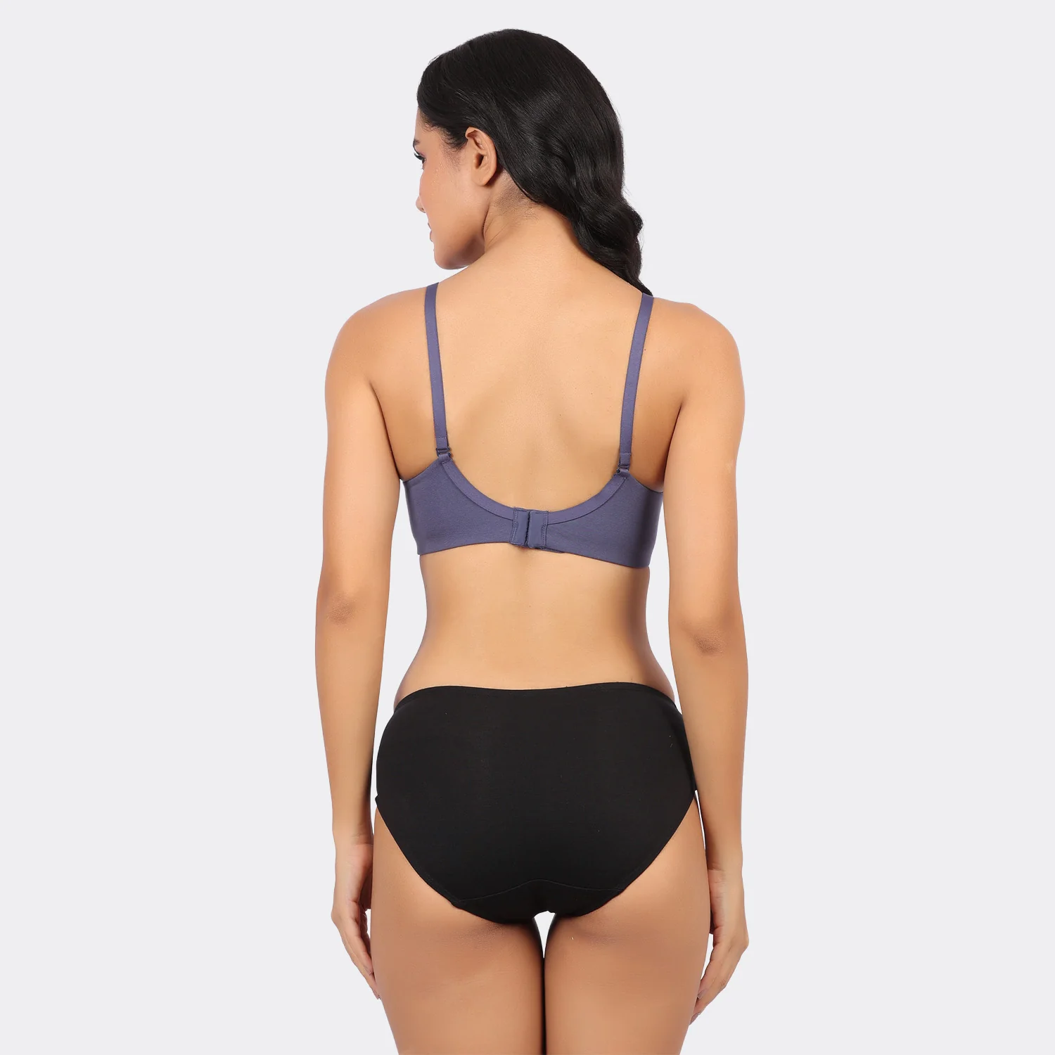 Bamboo Cotton Padded Wirefree Bra – Breathable Full Coverage Comfort - Image 23