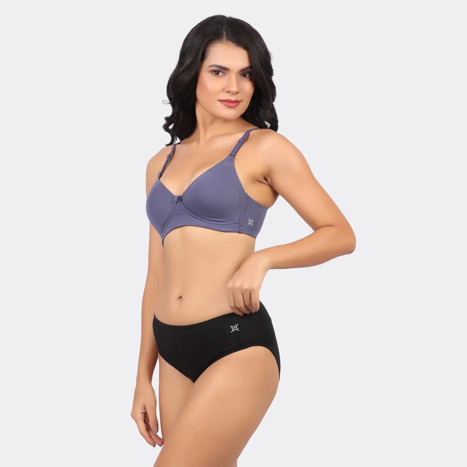Bamboo Cotton Padded Wirefree Bra – Breathable Full Coverage Comfort - Image 26