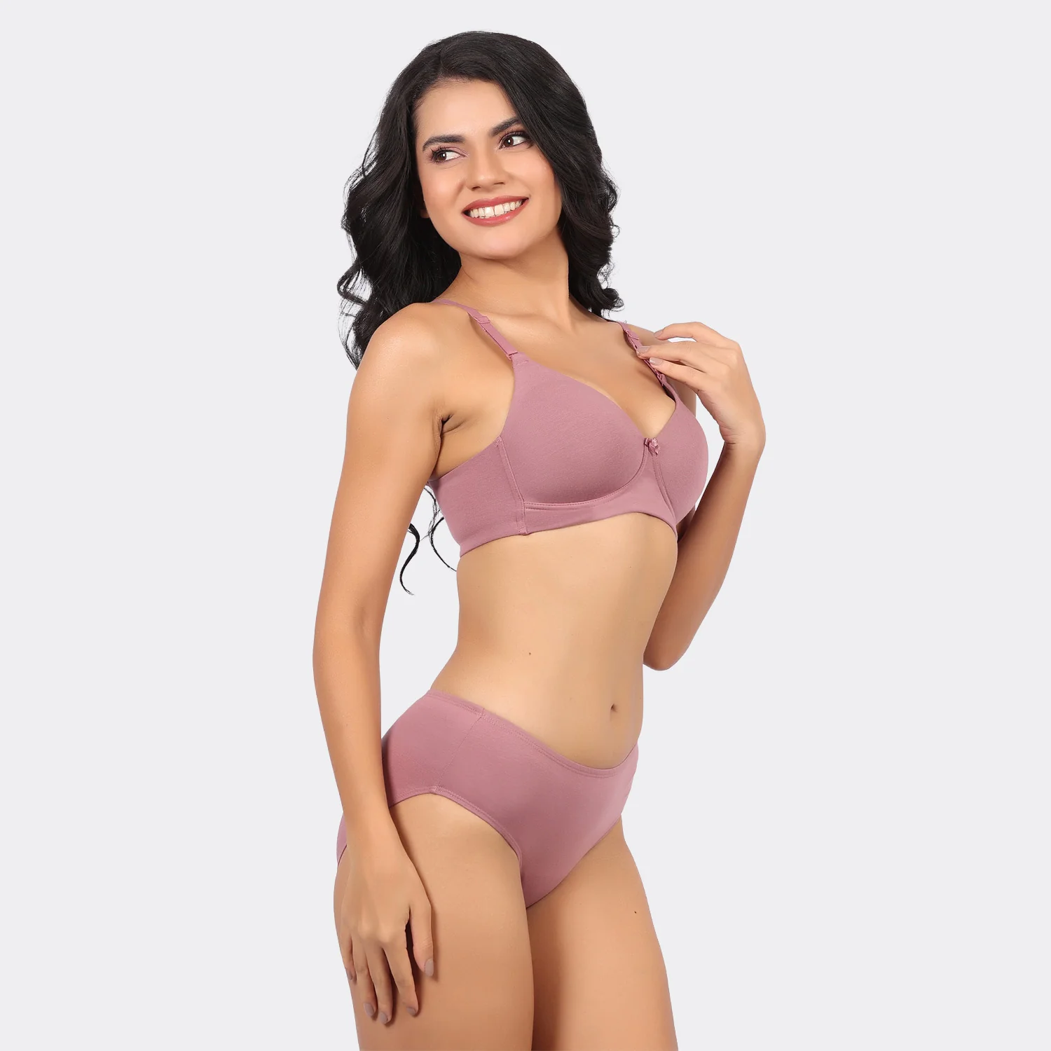 Bamboo Cotton Padded Wirefree Bra – Breathable Full Coverage Comfort - Image 30
