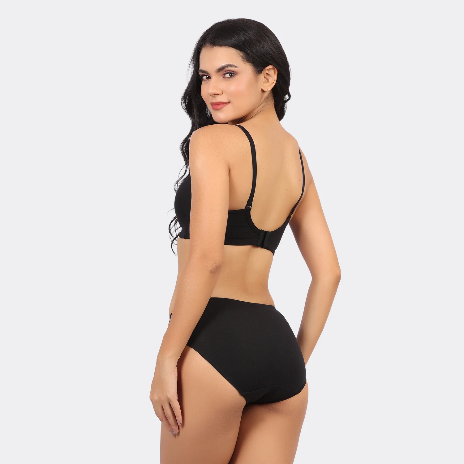 Bamboo Cotton Padded Wirefree Bra – Breathable Full Coverage Comfort - Image 33
