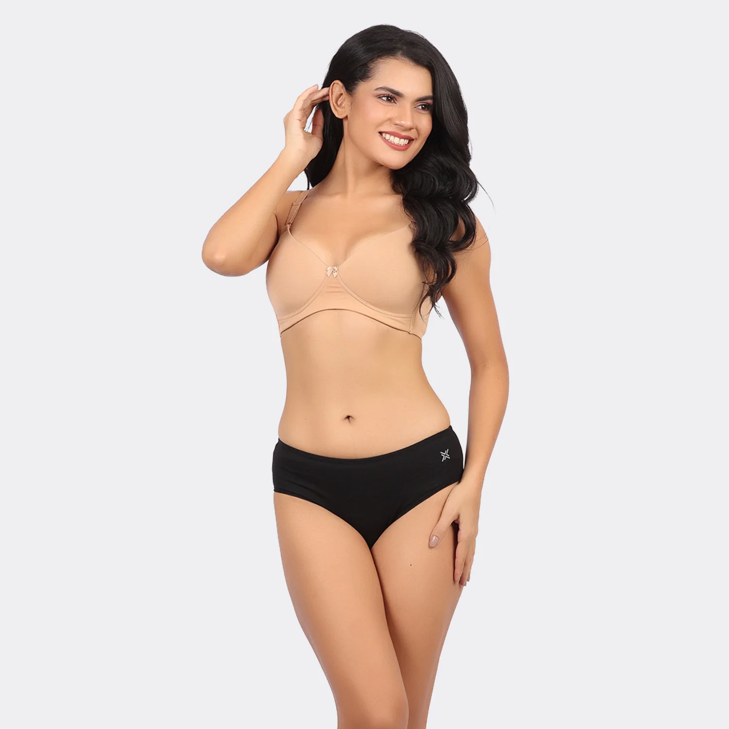 Bamboo Cotton Padded Wirefree Bra – Breathable Full Coverage Comfort - Image 34