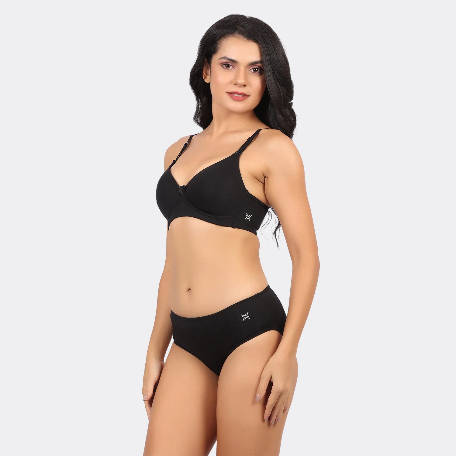 Bamboo Cotton Padded Wirefree Bra – Breathable Full Coverage Comfort - Image 4