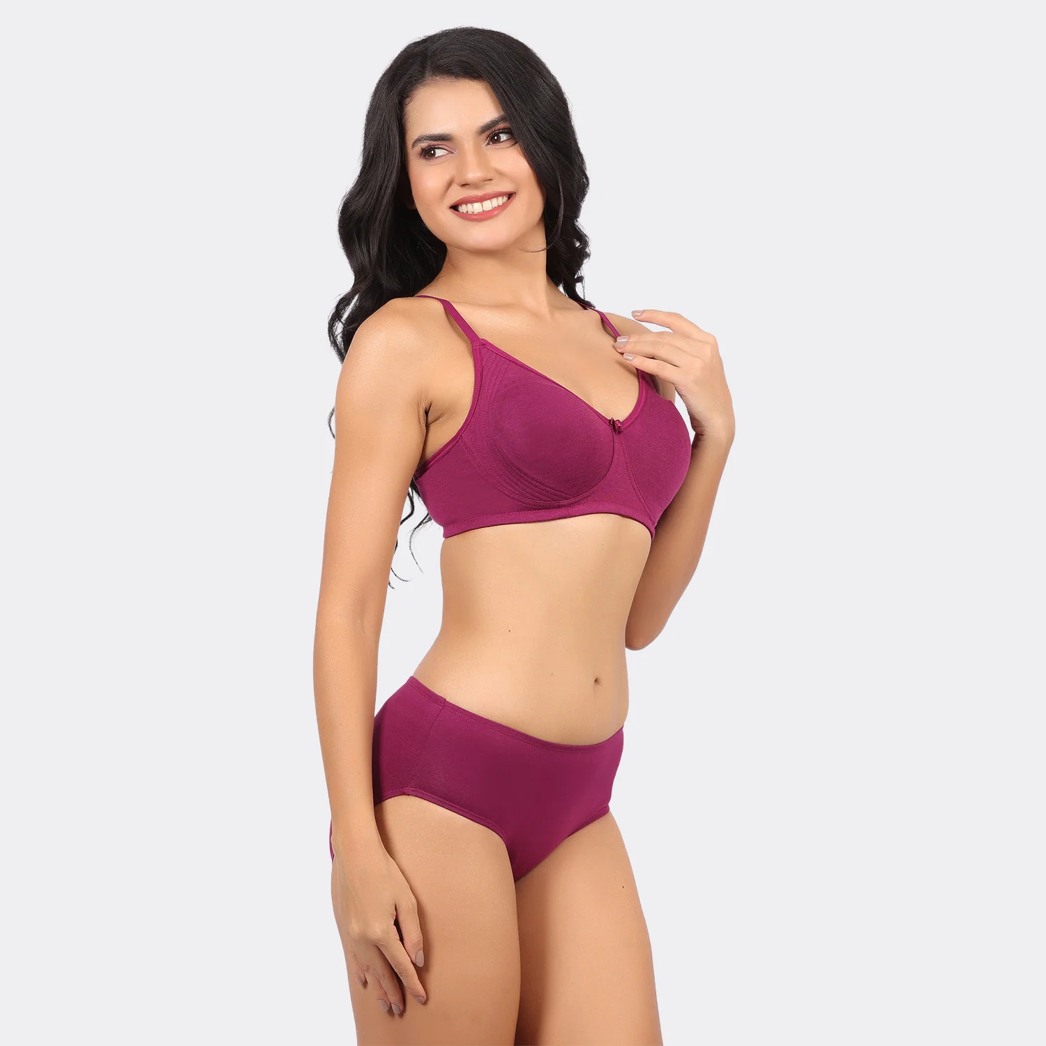 Bamboo Cotton T-Shirt Bra for Women – Non-Padded Wire-Free Full Coverage Everyday Comfort - Image 22