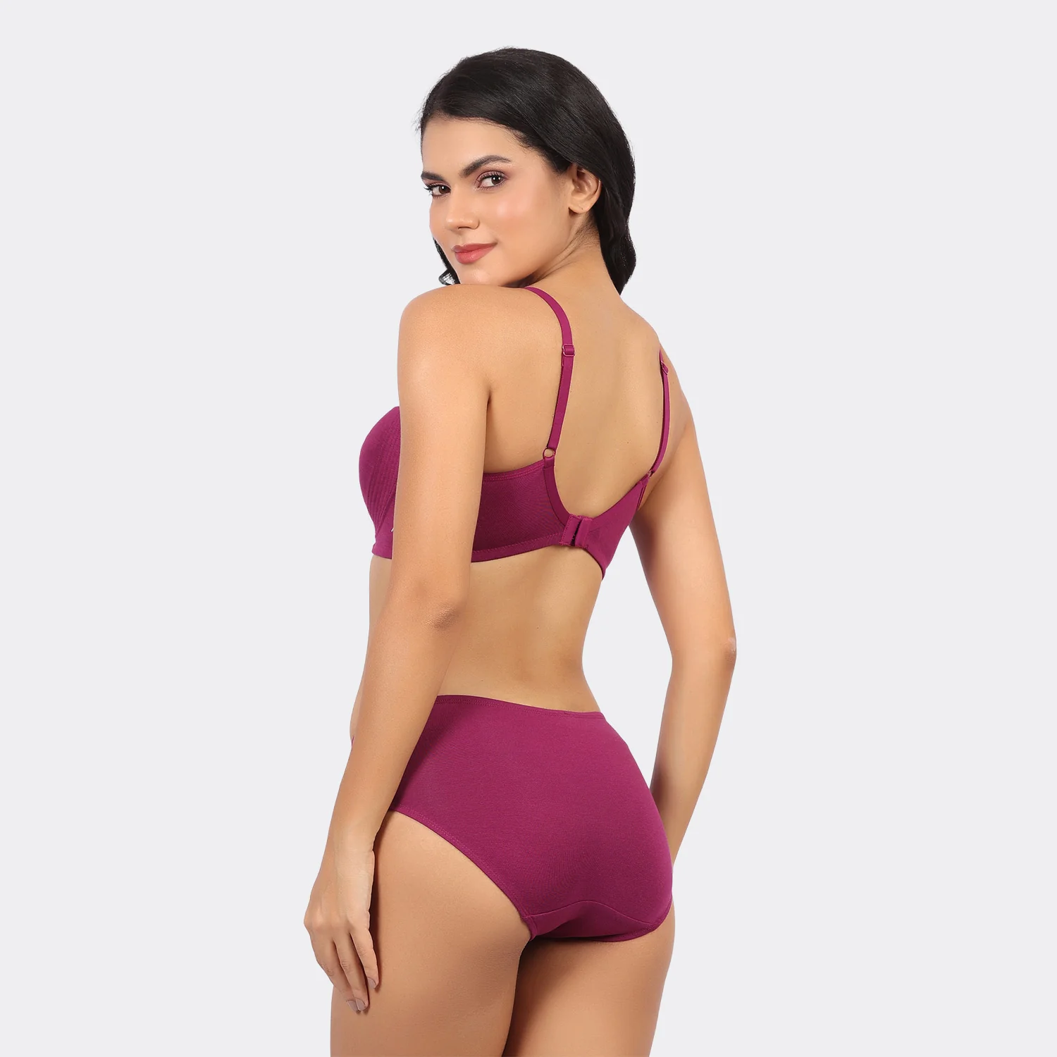 Bamboo Cotton T-Shirt Bra for Women – Non-Padded Wire-Free Full Coverage Everyday Comfort - Image 24