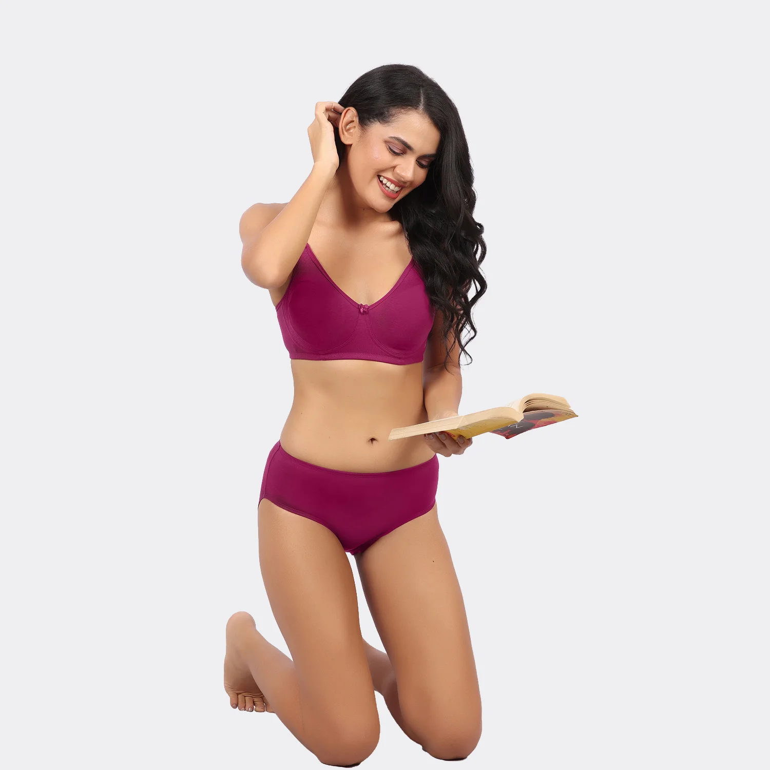 Bamboo Cotton T-Shirt Bra for Women – Non-Padded Wire-Free Full Coverage Everyday Comfort - Image 26