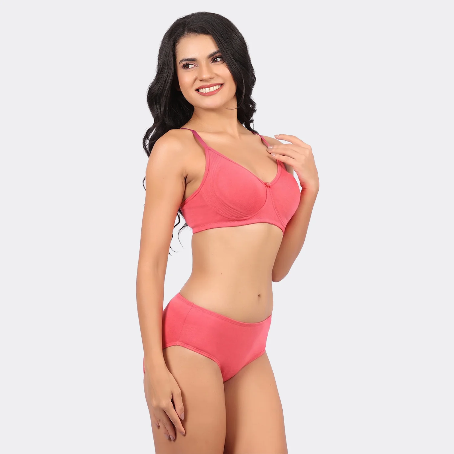 Bamboo Cotton T-Shirt Bra for Women – Non-Padded Wire-Free Full Coverage Everyday Comfort - Image 33
