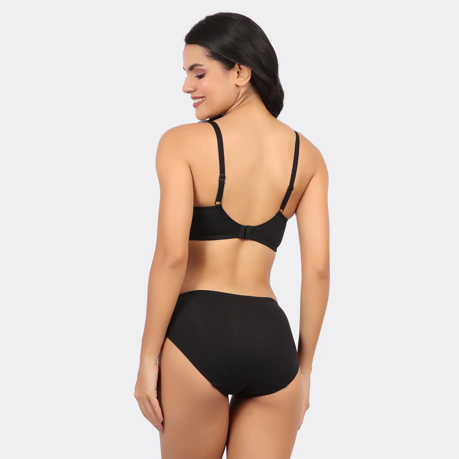 Bamboo Cotton T-Shirt Bra for Women – Non-Padded Wire-Free Full Coverage Everyday Comfort - Image 4