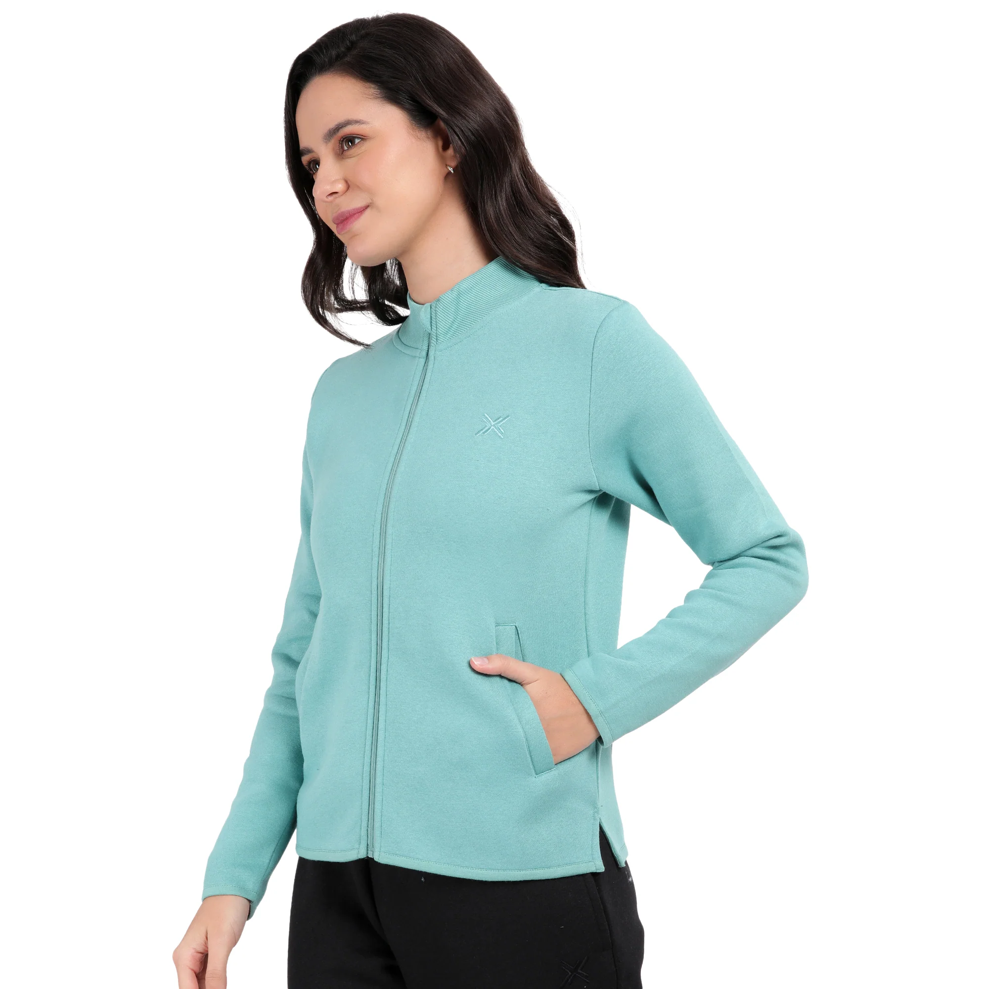 Bamboo Cotton Zipper Sweatshirt - Image 3