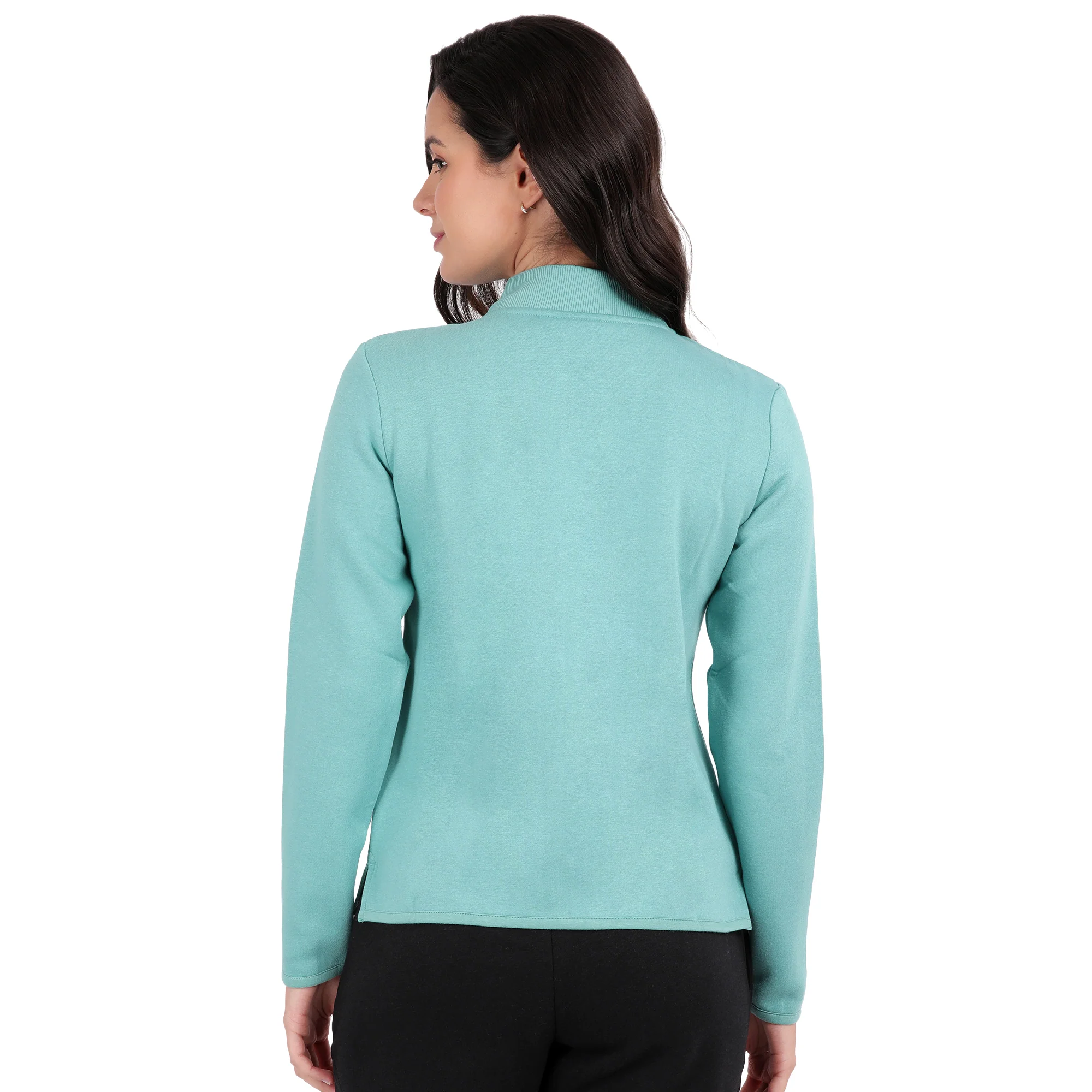 Bamboo Cotton Zipper Sweatshirt - Image 5