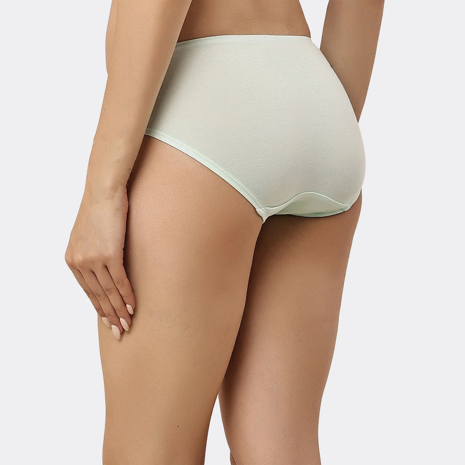 Organic Bamboo Inner elastic Mid waist Hipster for Women- (Pack of 3) - Image 11