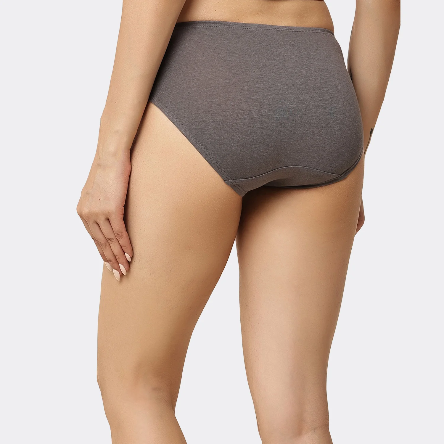 Organic Bamboo Inner elastic Mid waist Hipster for Women- (Pack of 3) - Image 29