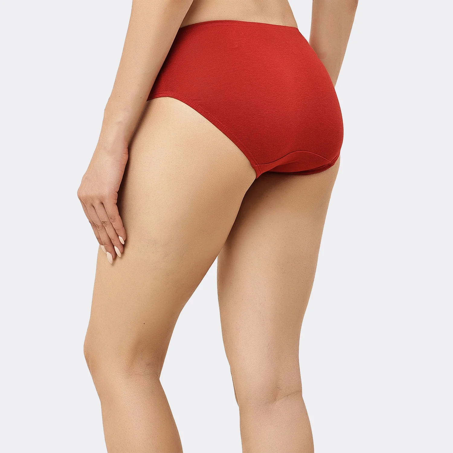 Organic Bamboo Inner elastic Mid waist Hipster for Women- (Pack of 3) - Image 32