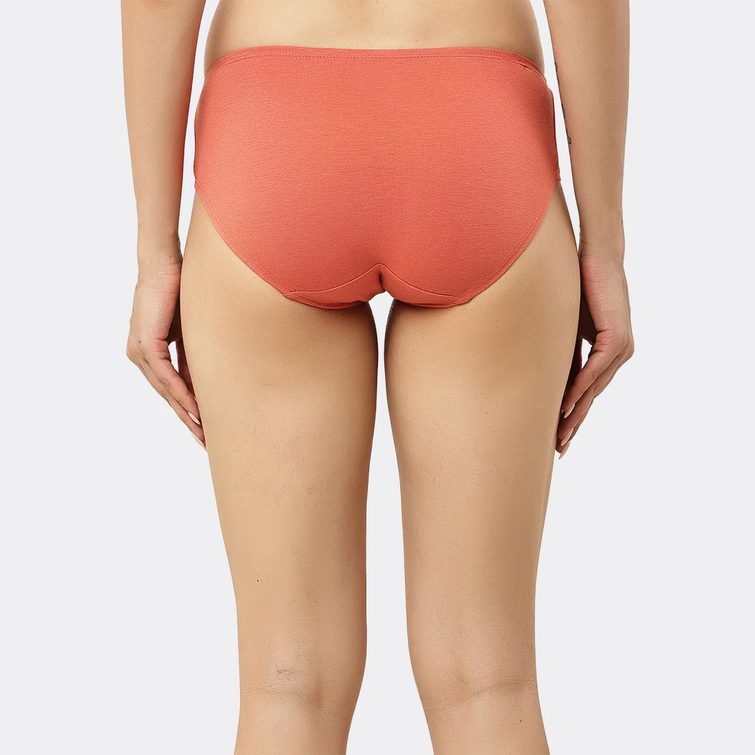 Organic Bamboo Inner elastic Mid waist Hipster for Women- (Pack of 3) - Image 36
