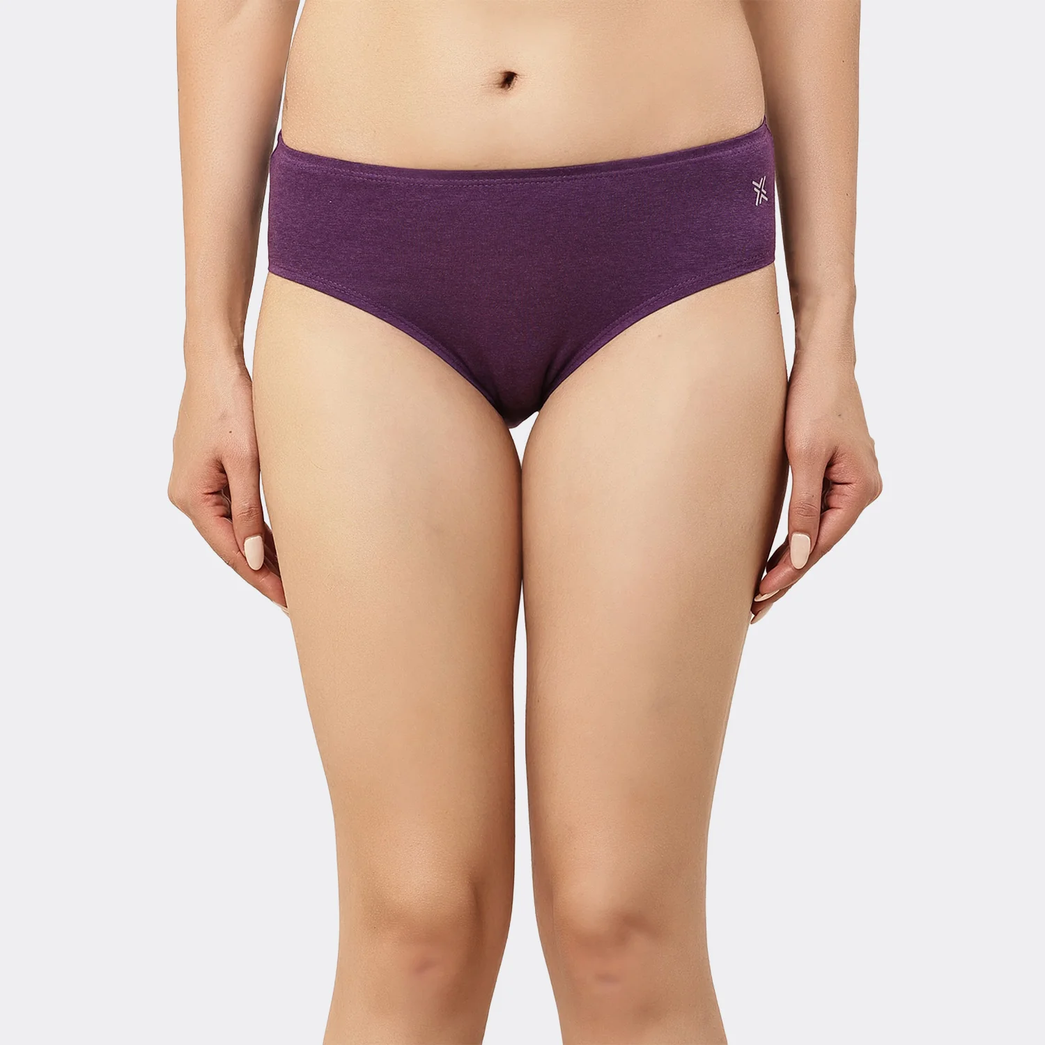 Organic Bamboo Inner elastic Mid waist Hipster for Women- (Pack of 3) - Image 39