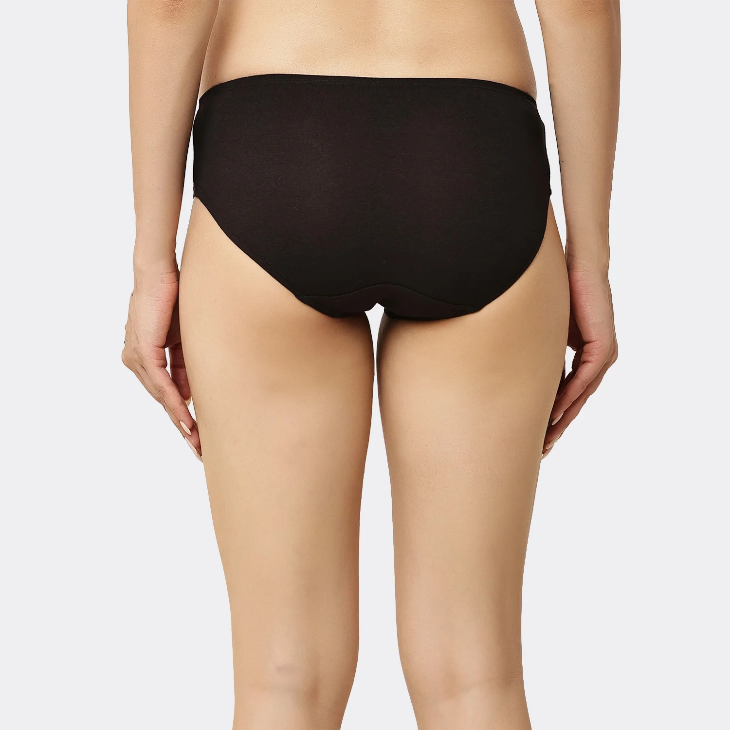 Organic Bamboo Inner elastic Mid waist Hipster for Women- (Pack of 3) - Image 44