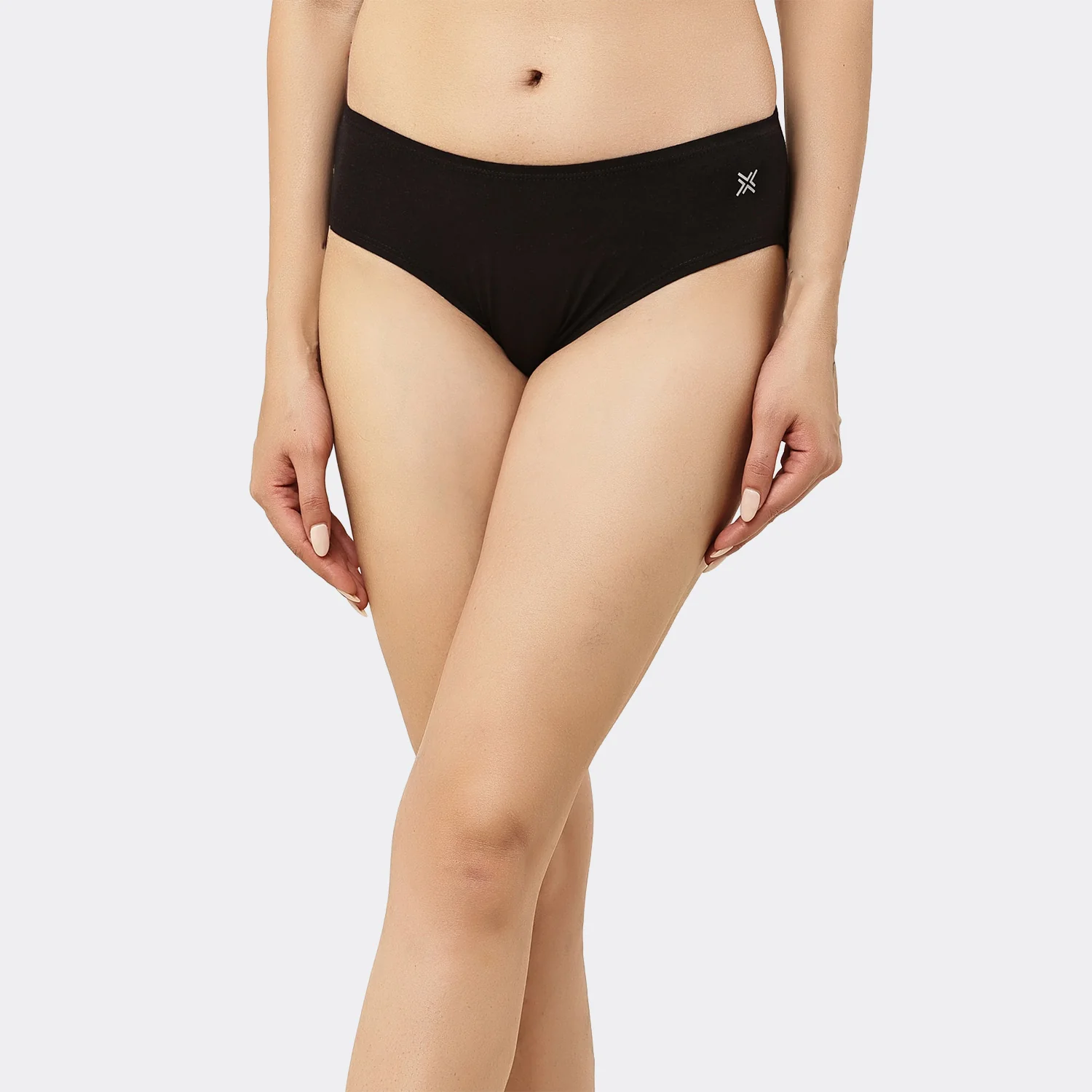 Organic Bamboo Inner elastic Mid waist Hipster for Women- (Pack of 3) - Image 45