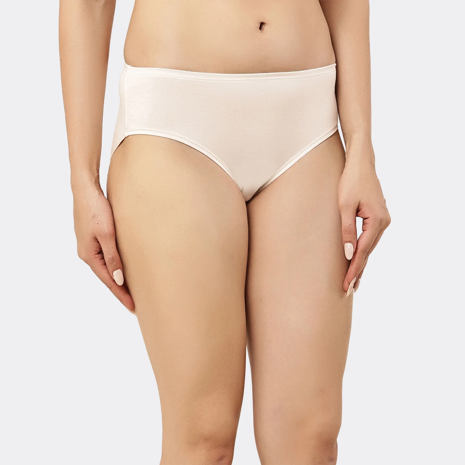 Organic Bamboo Inner elastic Mid waist Hipster for Women- (Pack of 3) - Image 51