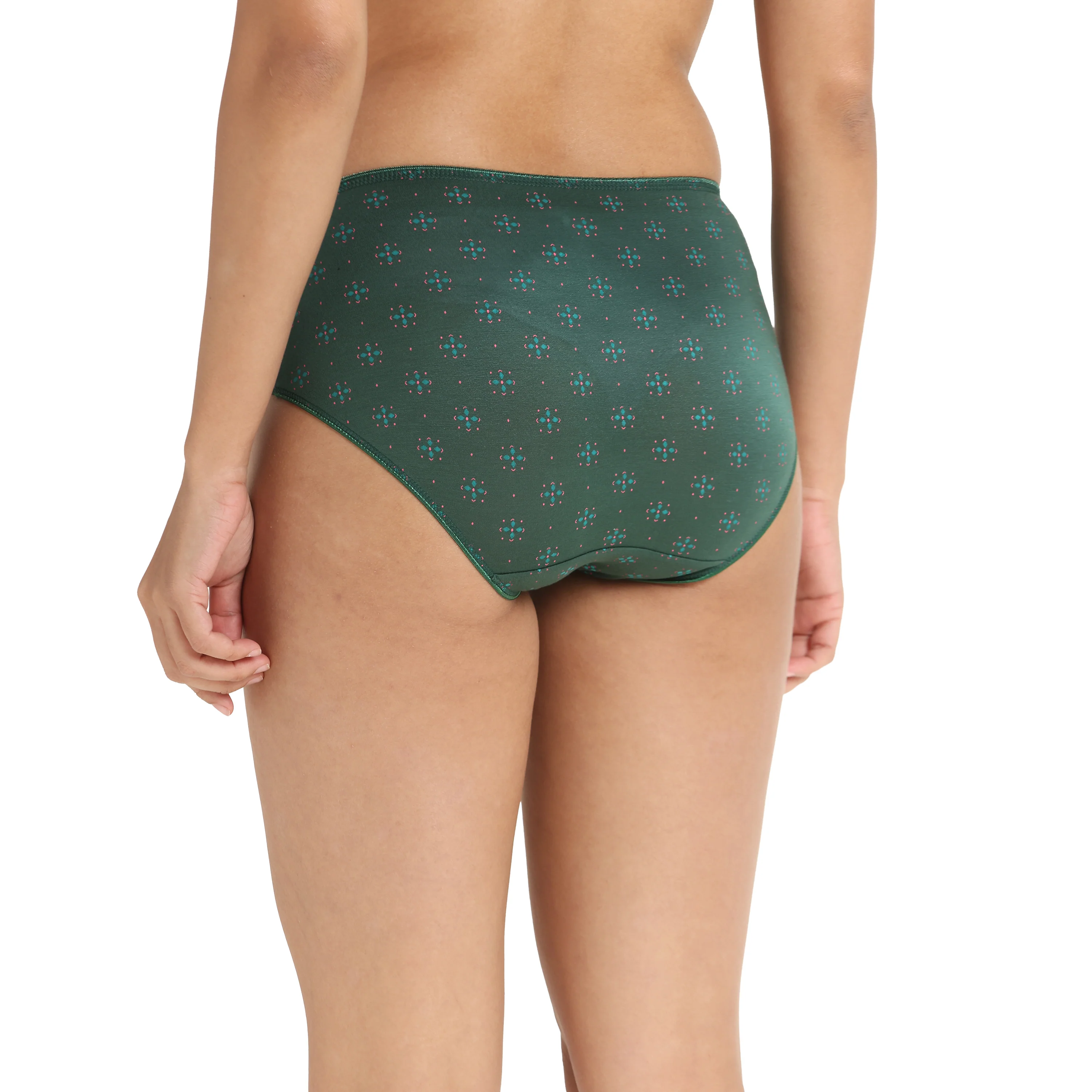 Lavos Bamboo Modal Mid Waist Hipster – Soft Outer Elastic Women’s Underwear (Pack of 3) - Image 49