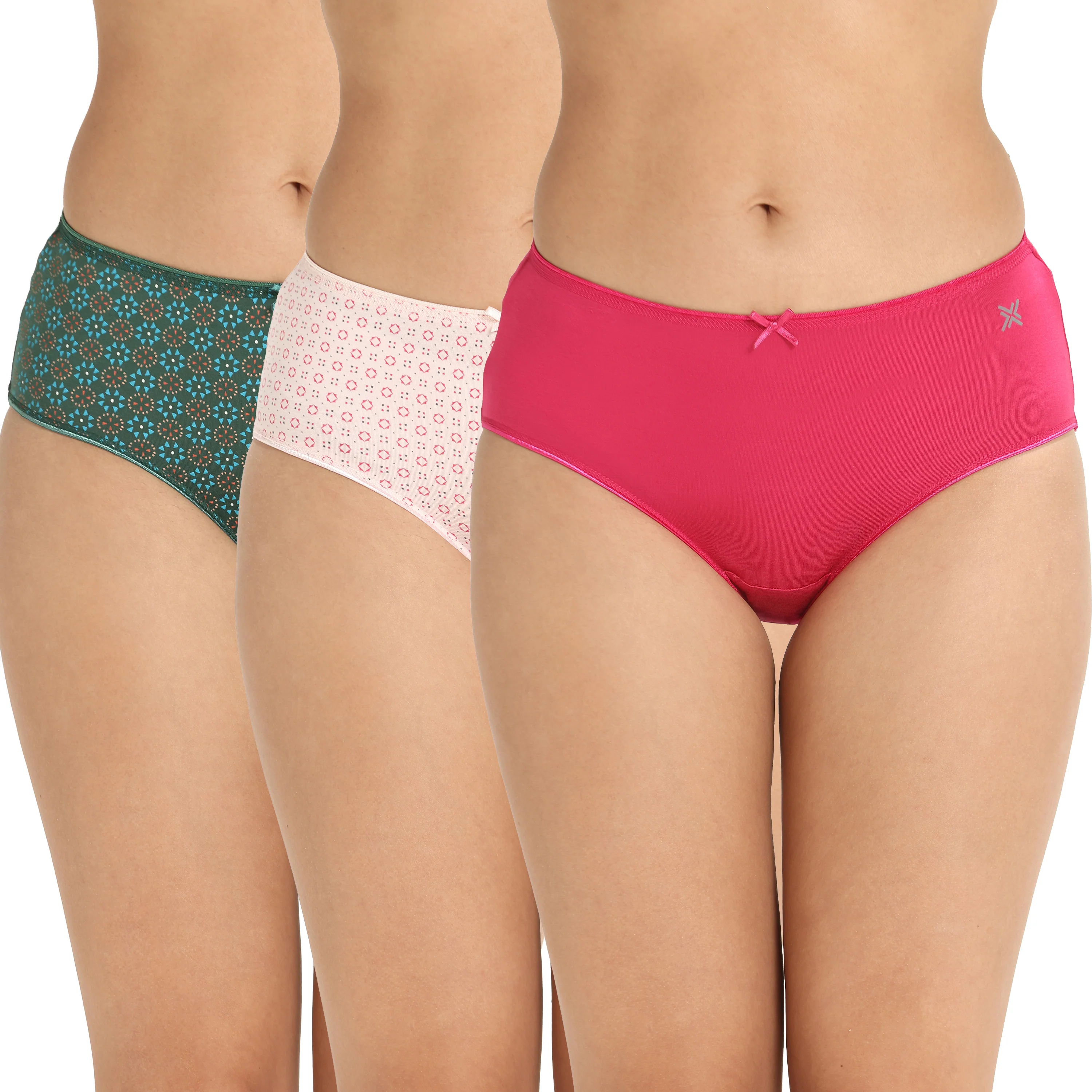 Lavos Bamboo Modal Mid Waist Hipster – Soft Outer Elastic Women’s Underwear (Pack of 3) - Image 6