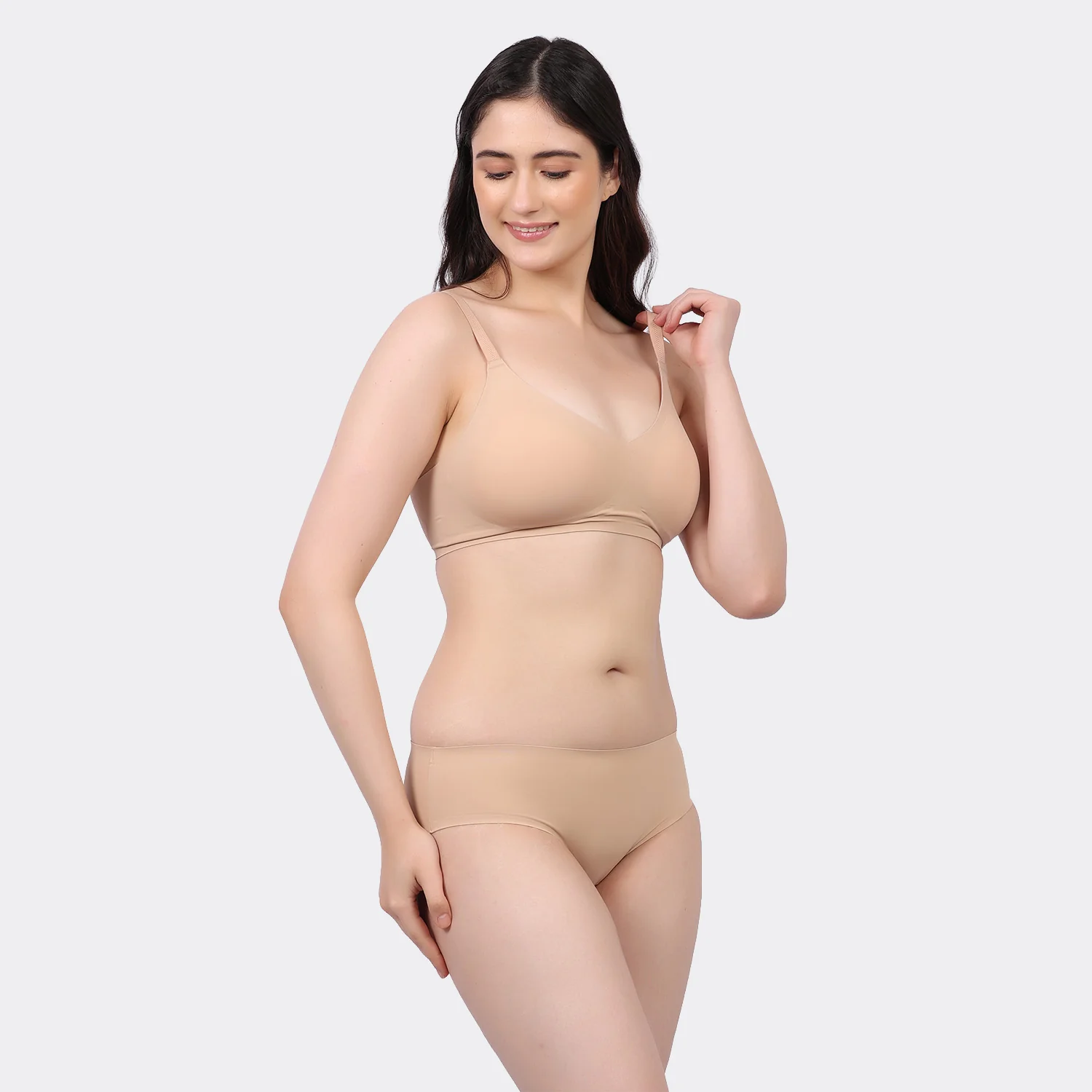 Invisi-Bonded Seamless Padded Bra for Women -Breathable Full Coverage Comfort - Image 13
