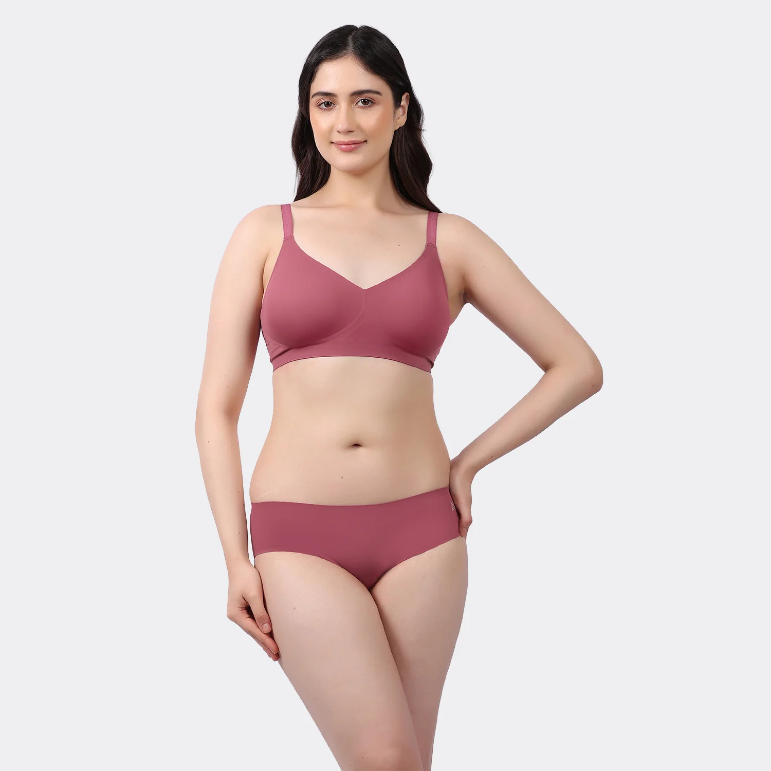 Invisi-Bonded Seamless Padded Bra for Women -Breathable Full Coverage Comfort - Image 24