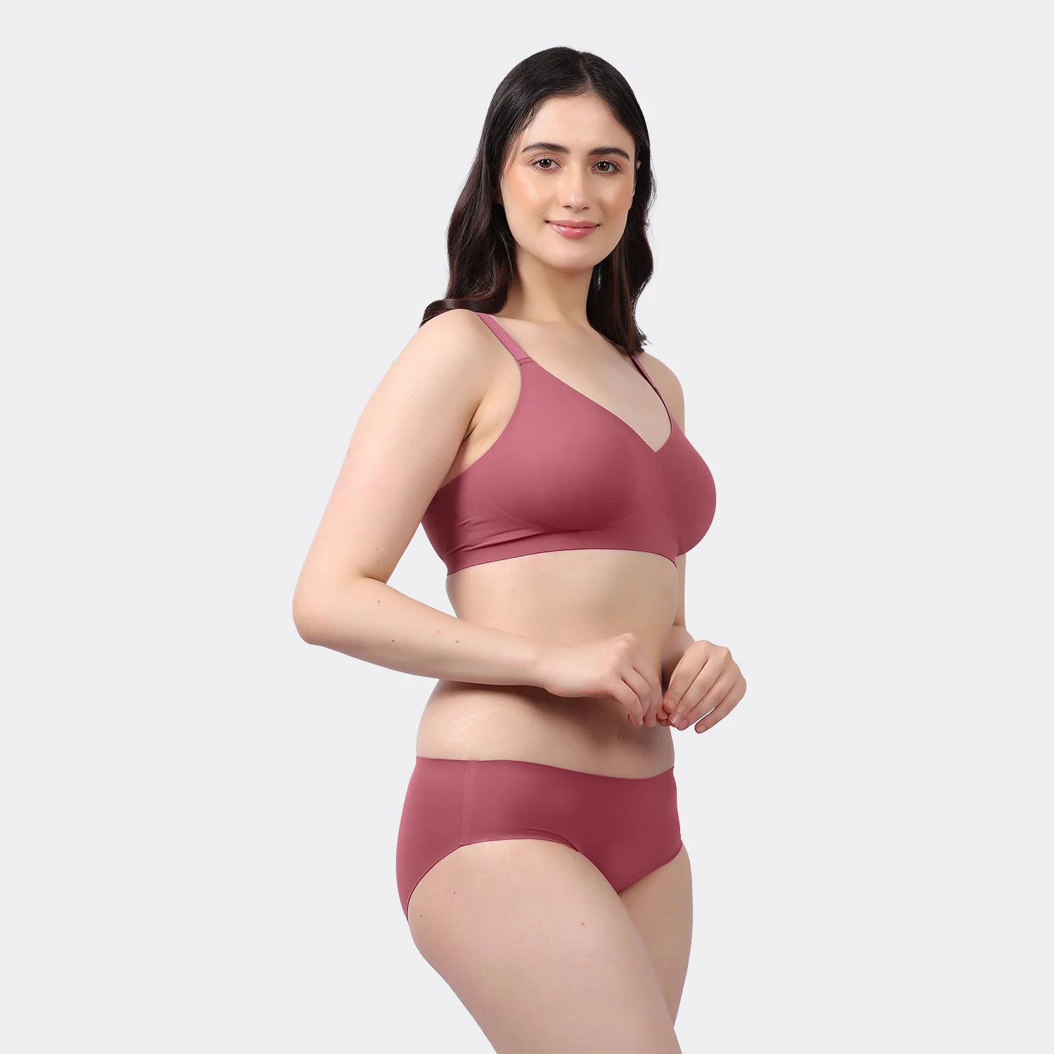 Invisi-Bonded Seamless Padded Bra for Women -Breathable Full Coverage Comfort - Image 26