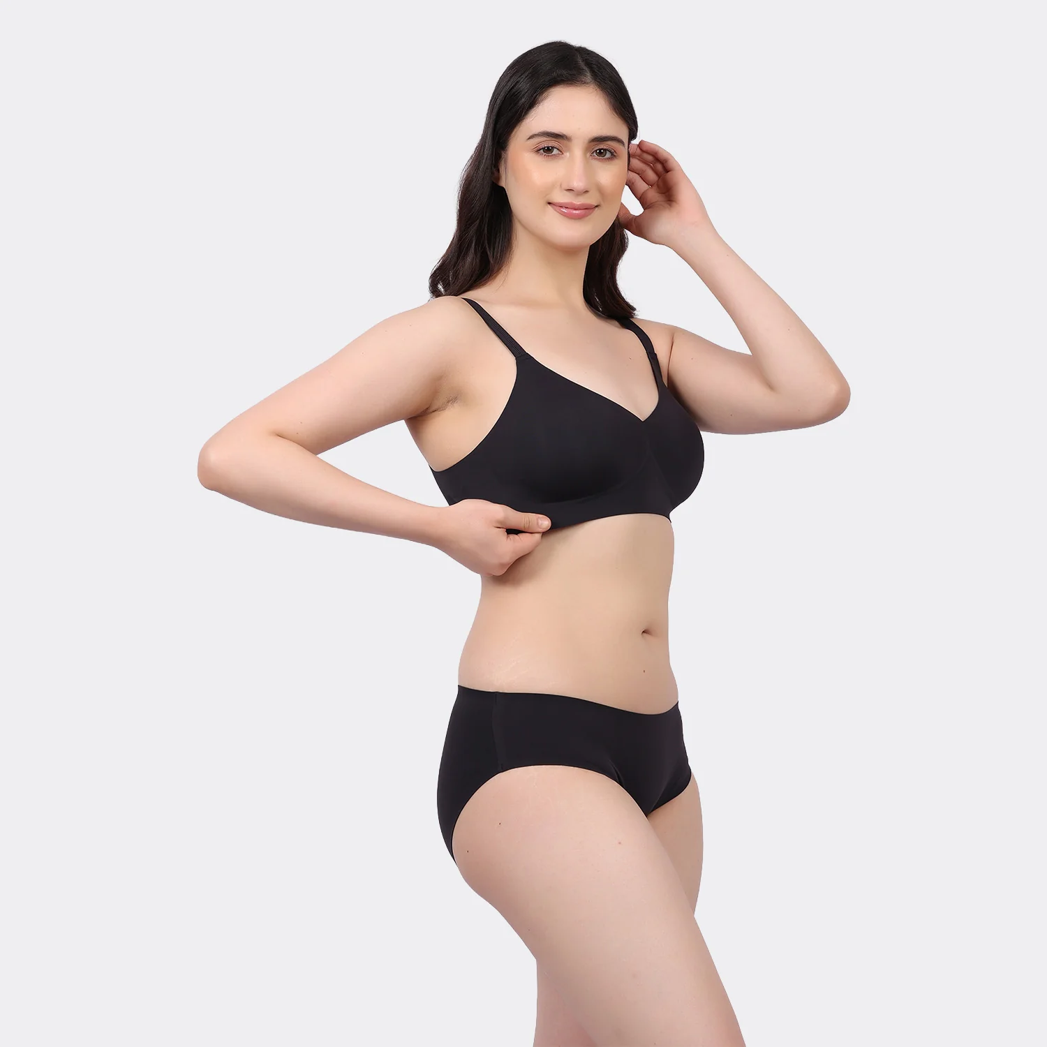 Invisi-Bonded Seamless Padded Bra for Women -Breathable Full Coverage Comfort - Image 7
