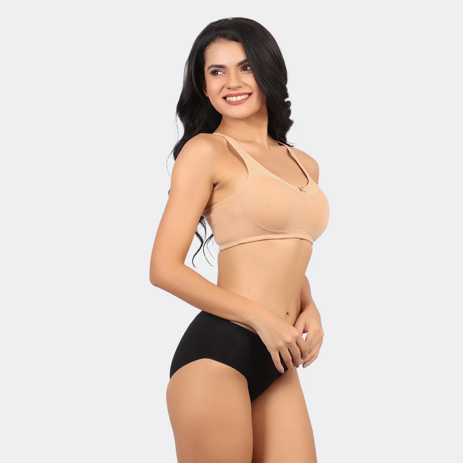 Lavos Bamboo Cotton Full Coverage Non-Padded Wire-Free Support Bra for Women – Breathable Everyday Comfort - Image 12