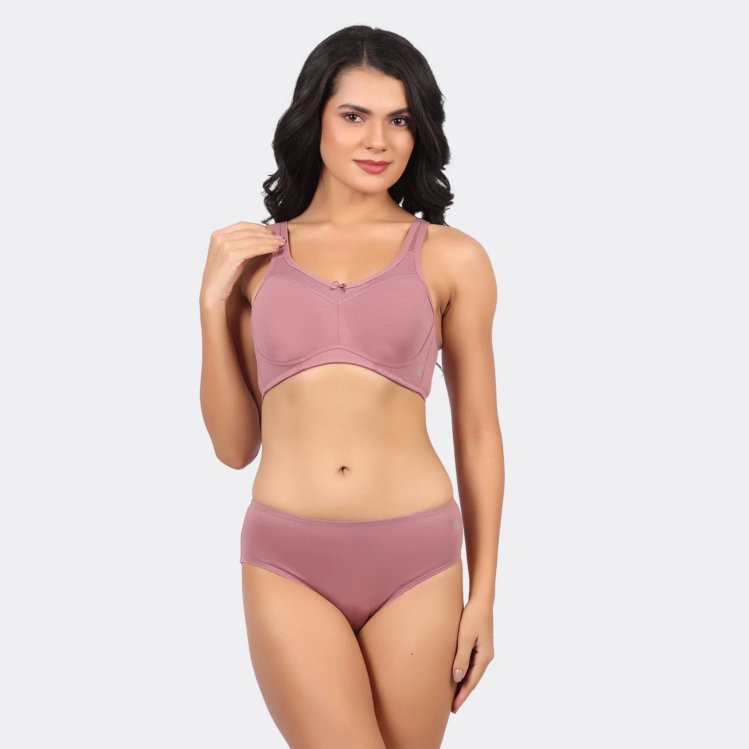 Lavos Bamboo Cotton Full Coverage Non-Padded Wire-Free Support Bra for Women – Breathable Everyday Comfort - Image 24