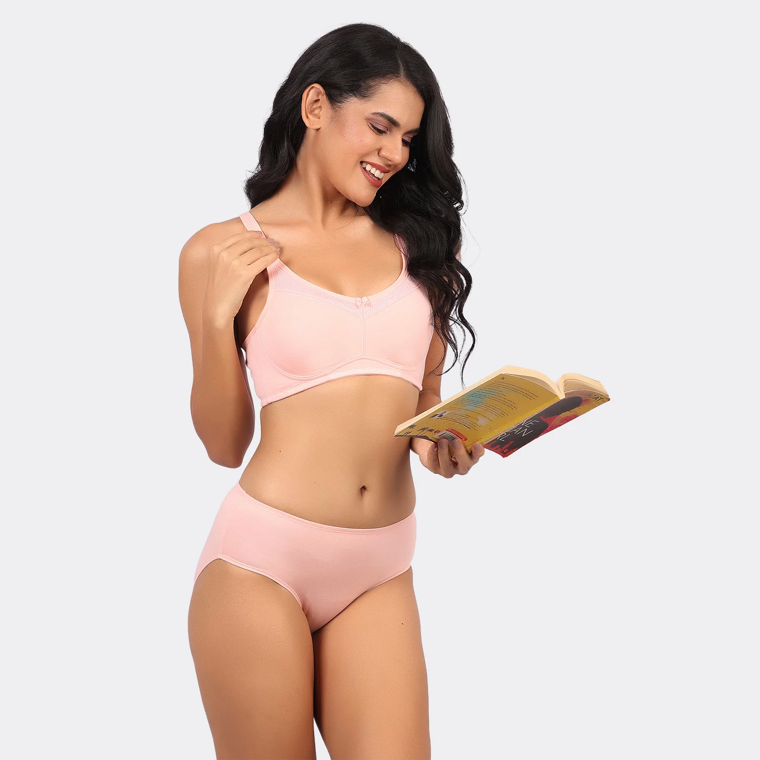 Lavos Bamboo Cotton Full Coverage Non-Padded Wire-Free Support Bra for Women – Breathable Everyday Comfort - Image 32