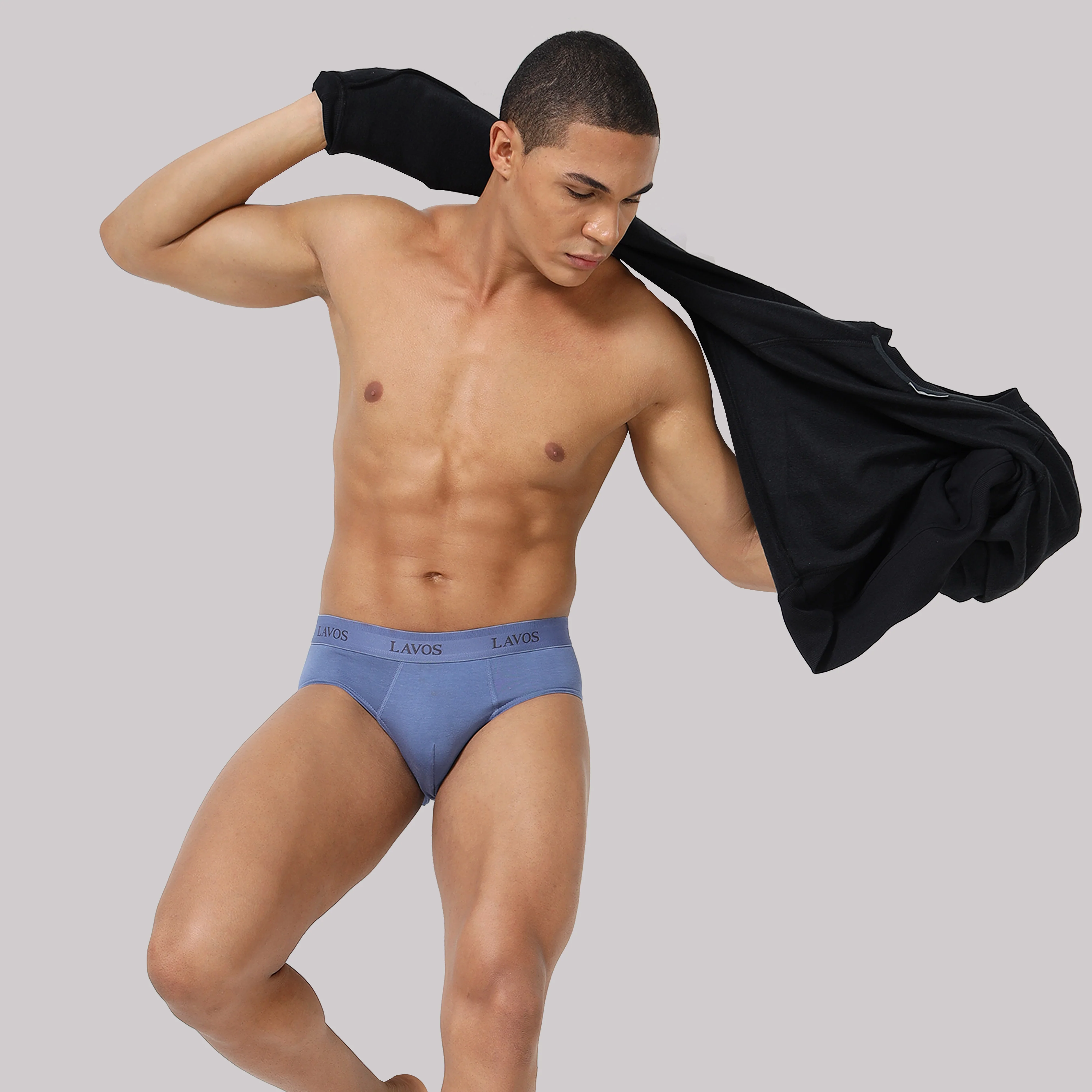Men’s Solid Brief with Classic Fit & Reliable Support - Image 12