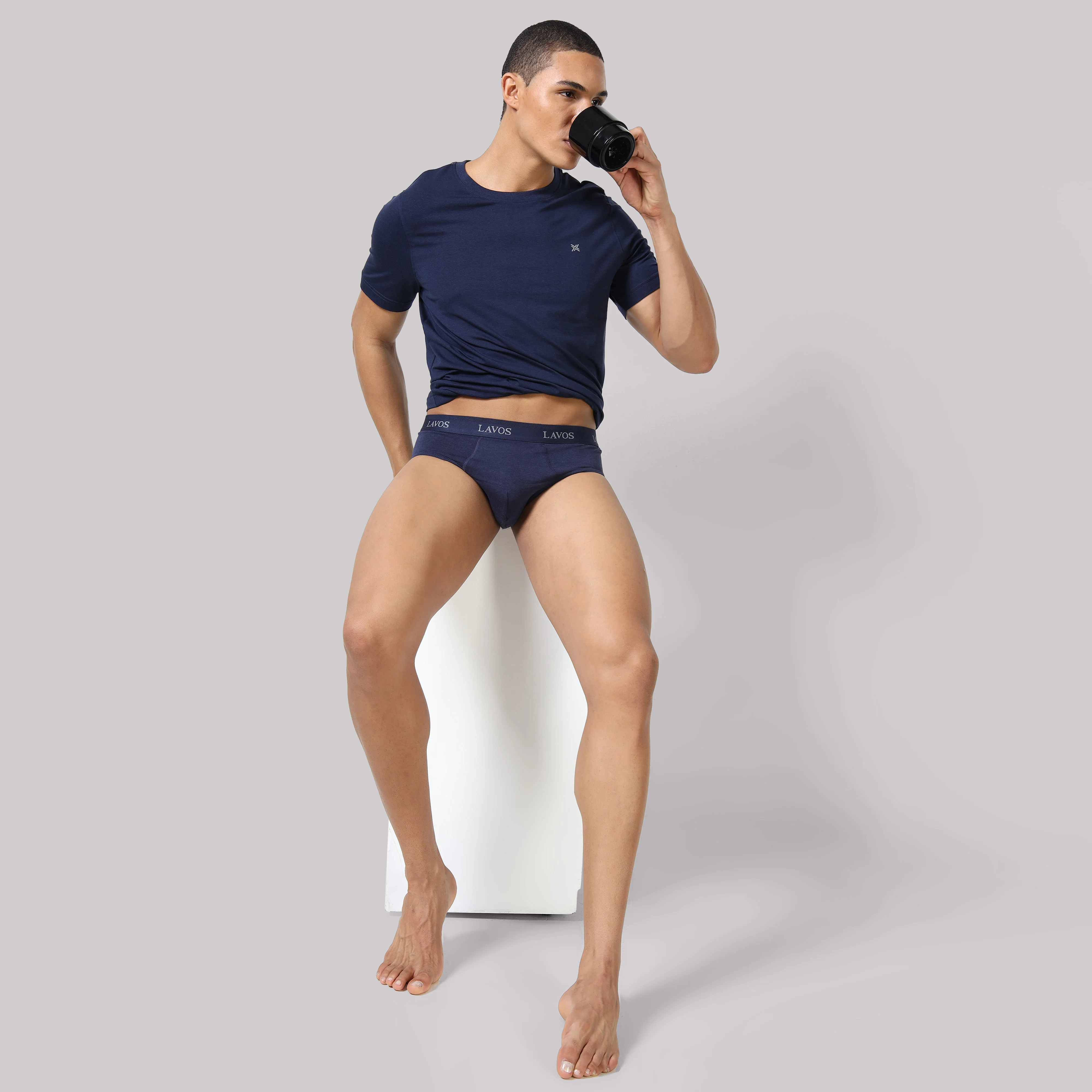 Men’s Solid Brief with Classic Fit & Reliable Support - Image 25
