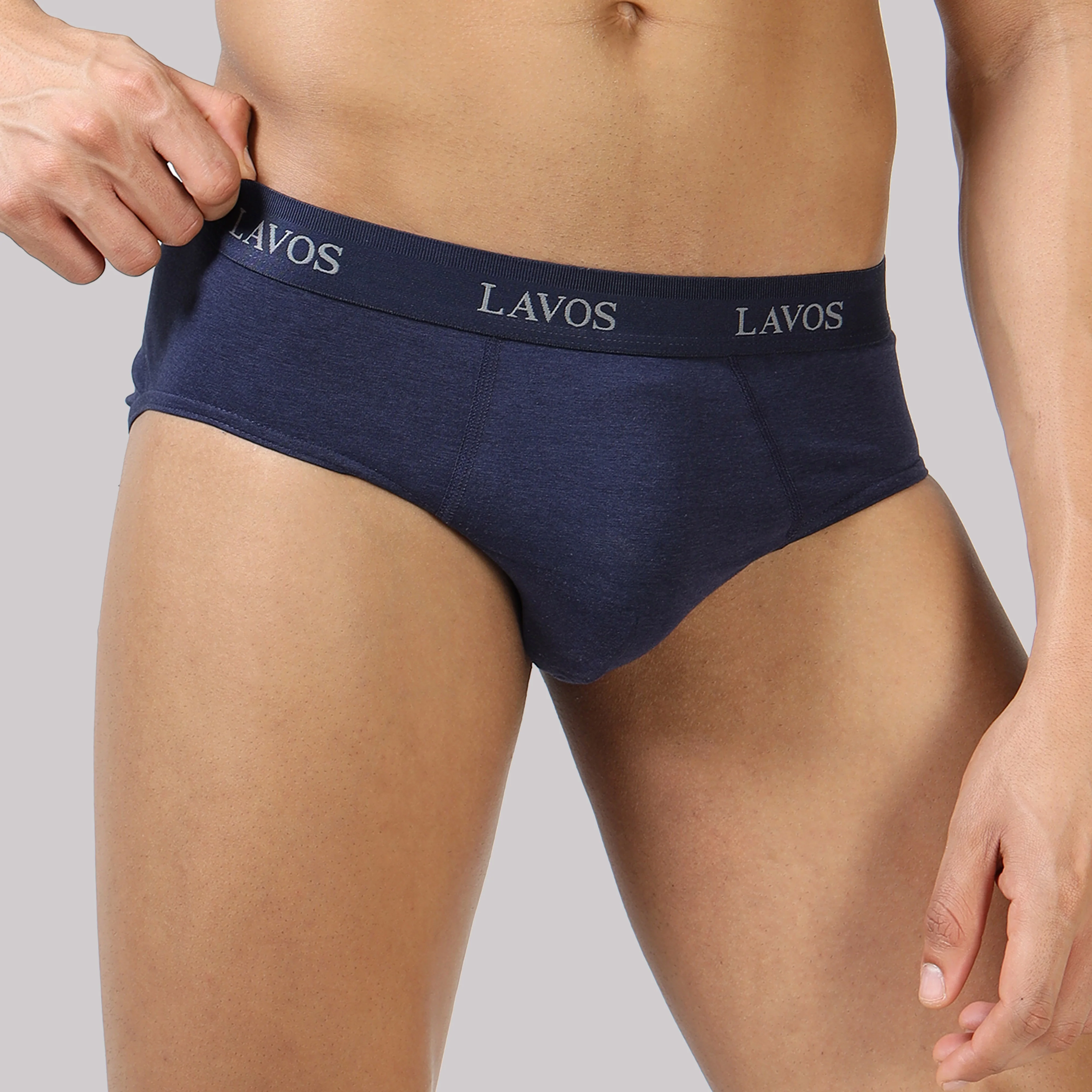 Men’s Solid Brief with Classic Fit & Reliable Support - Image 26