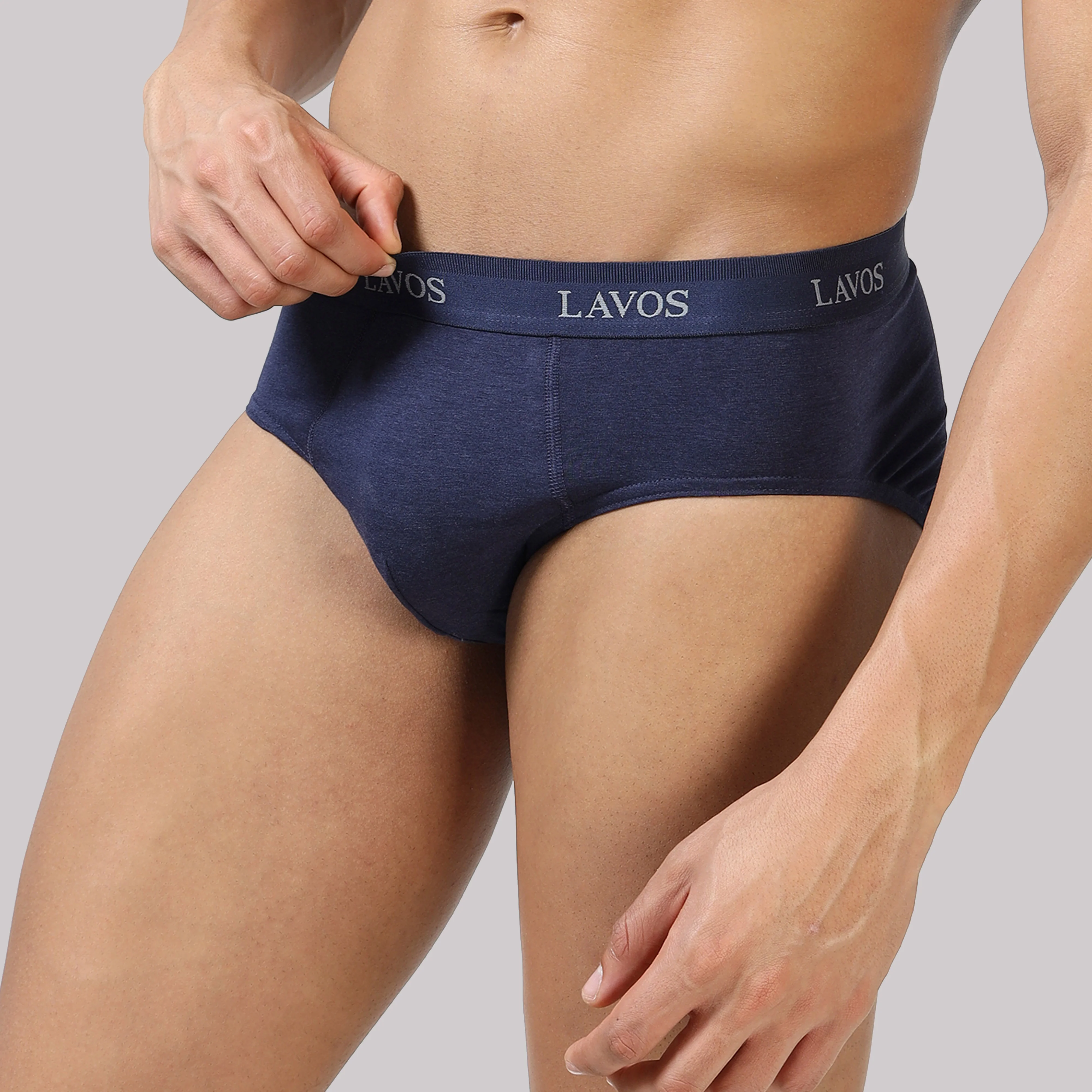 Men’s Solid Brief with Classic Fit & Reliable Support - Image 27