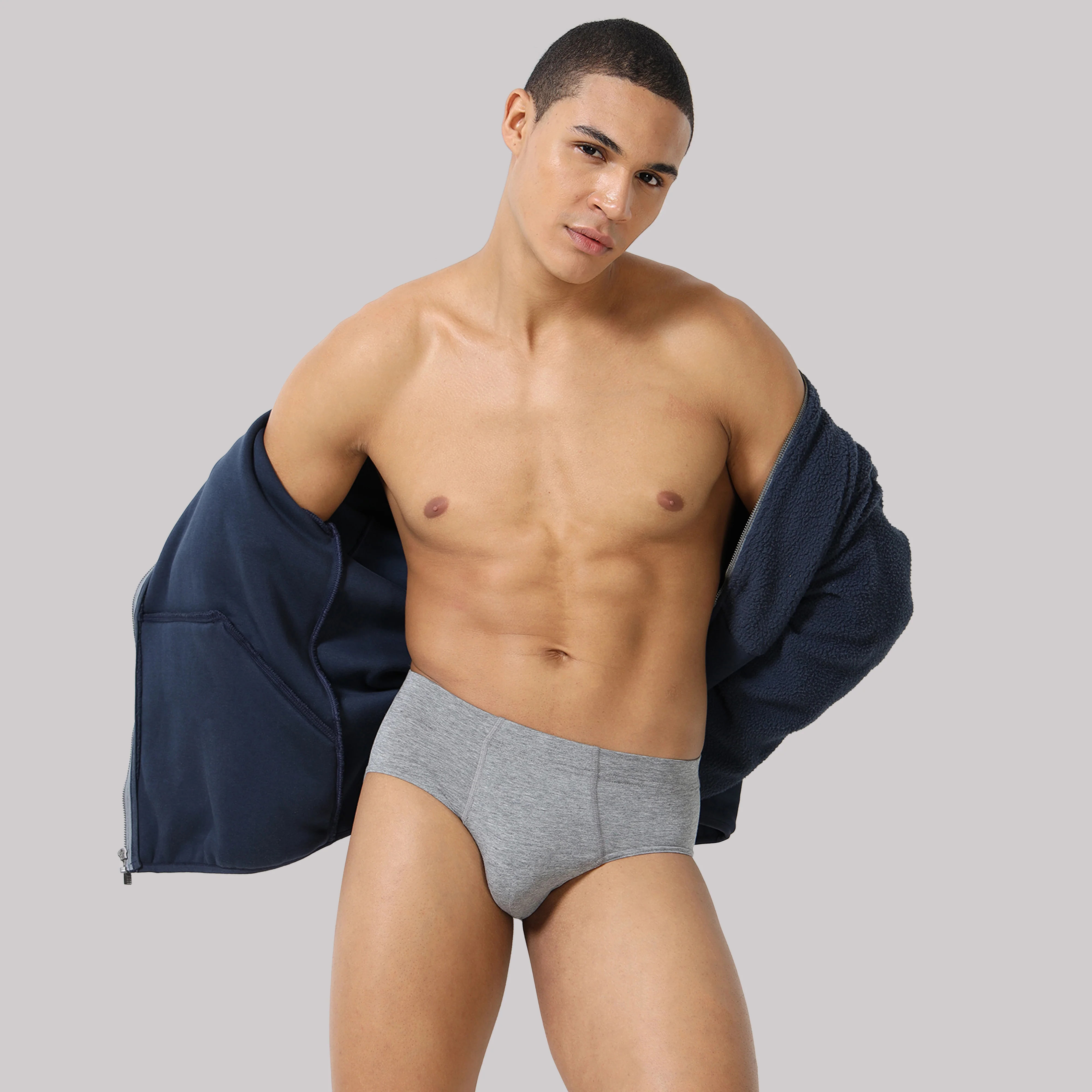 Men’s Solid Brief with Classic Fit & Reliable Support - Image 19